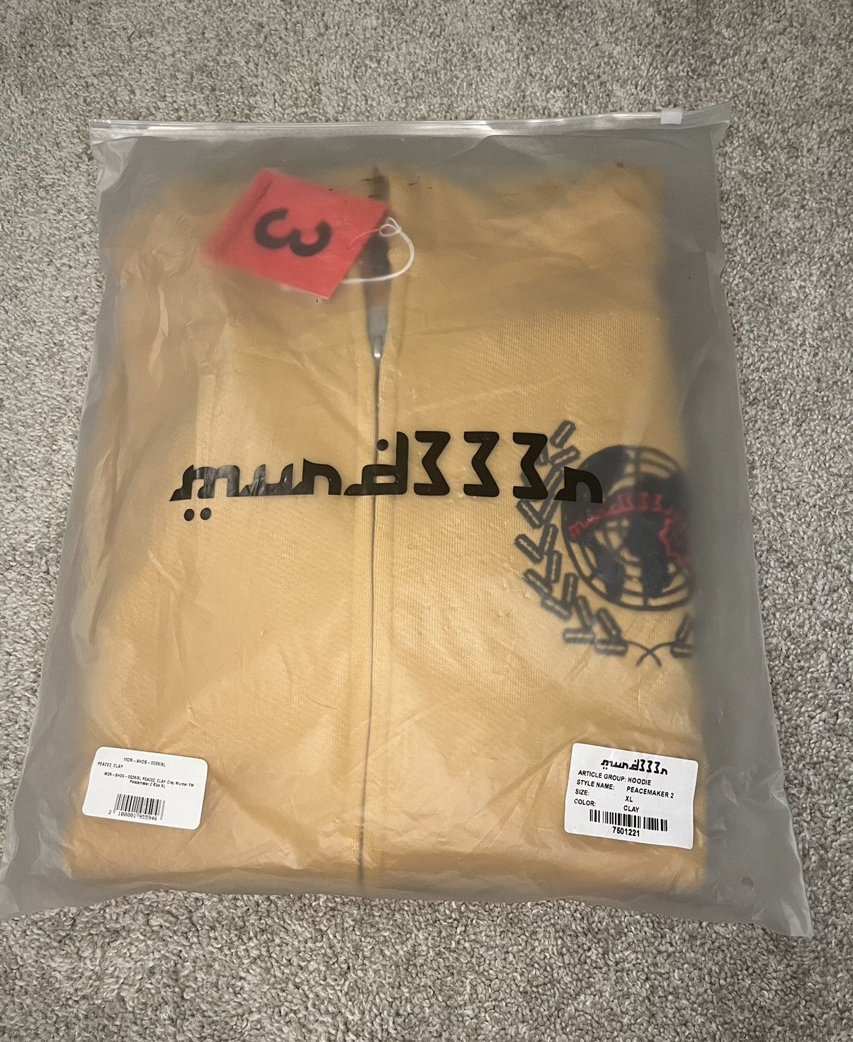 murd333r.fm Murd333r.fm Peacemaker Hoodie (Clay) Size US XL / EU 56 / 4 - 7 Thumbnail
