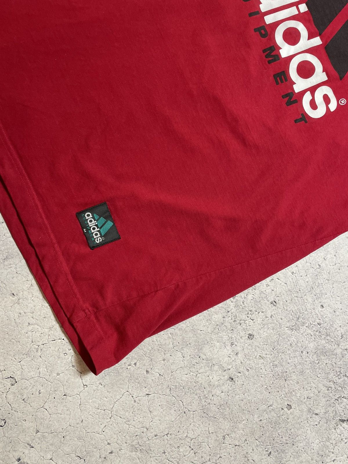 Adidas × Vintage Vintage T-Shirt 90s Adidas Equipment Big Logo Y2K Size US M / EU 48-50 / 2 - 3 Thumbnail