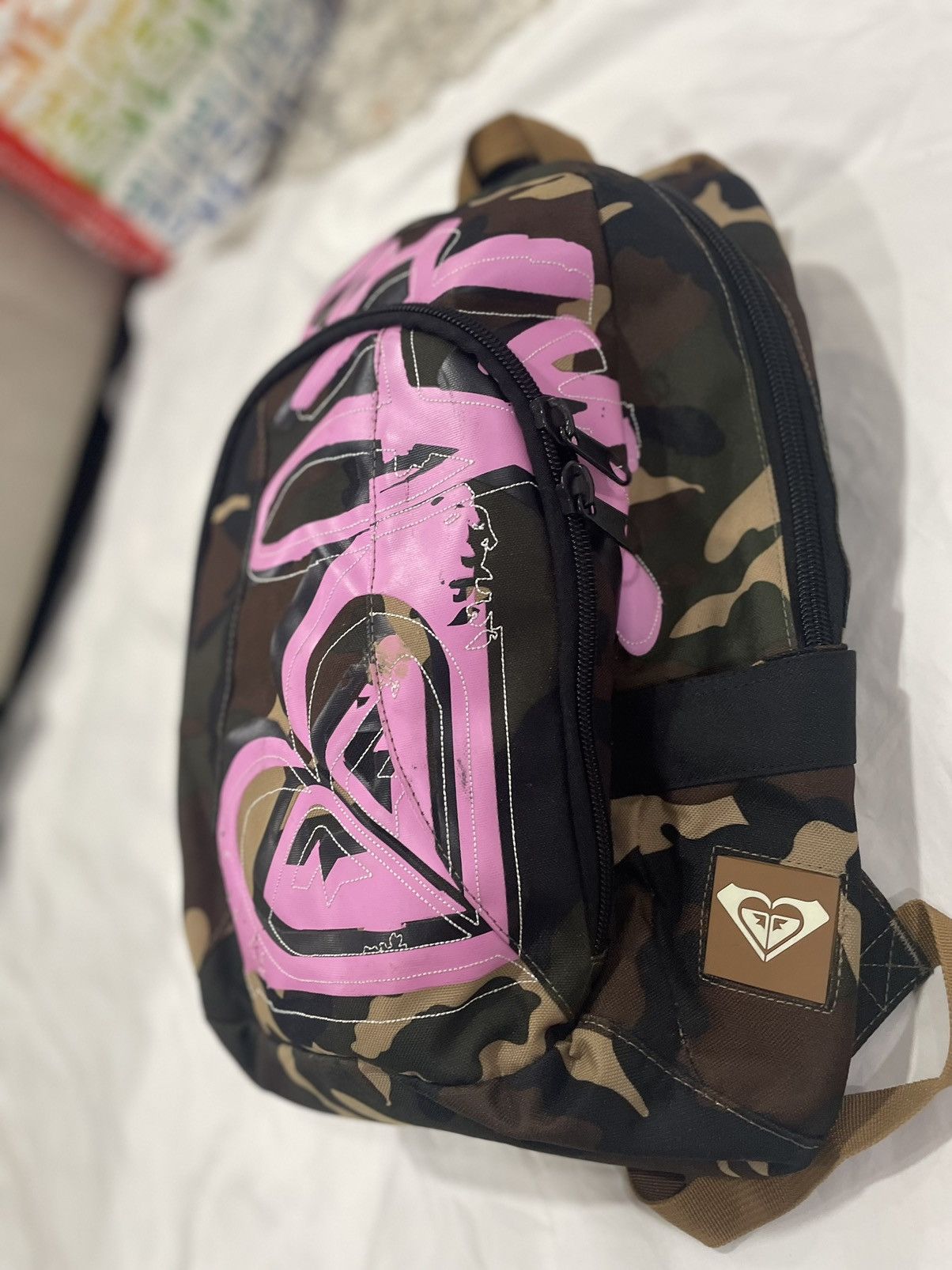 Other Streetwear Backpack Camo Pink Roxy Size ONE SIZE - 3 Thumbnail