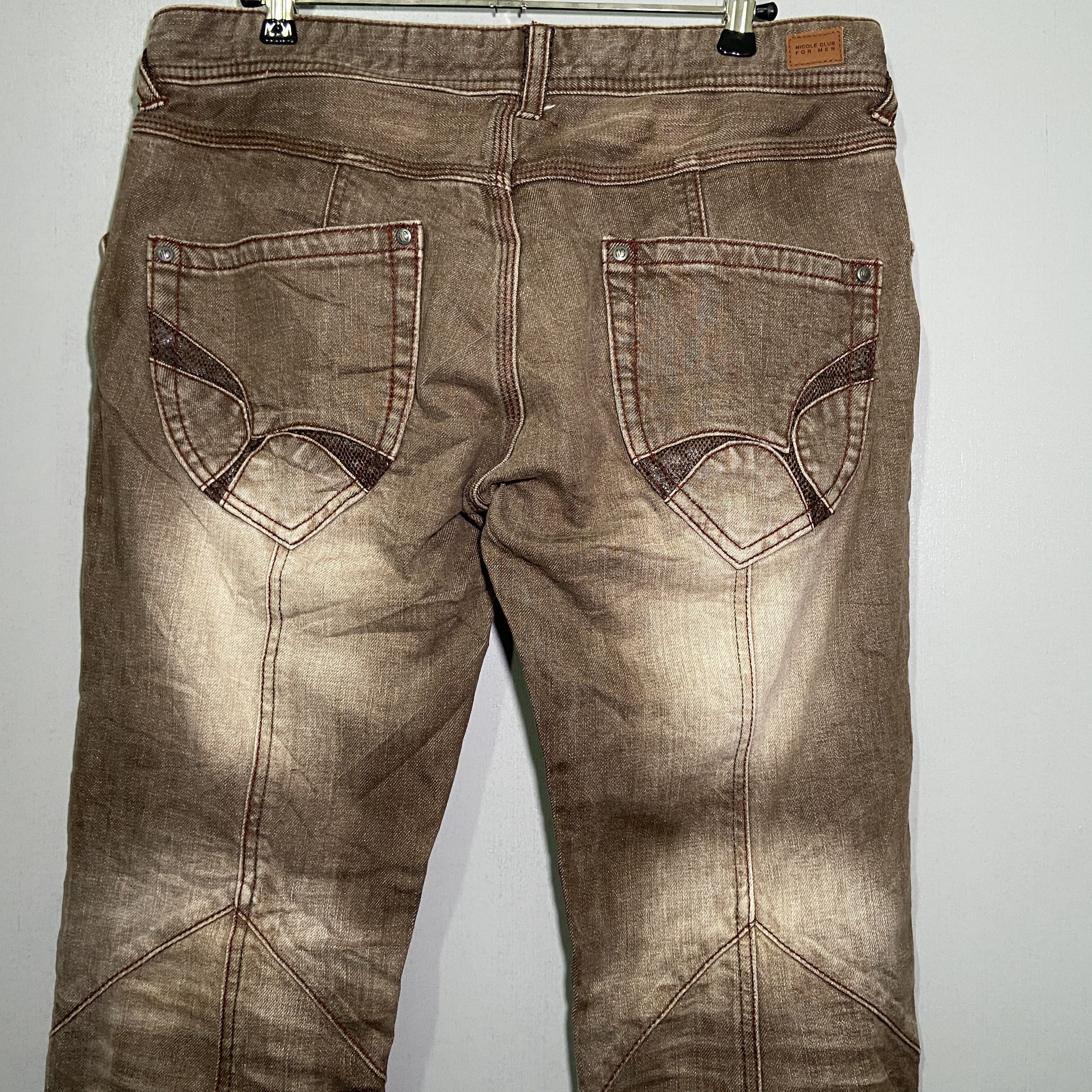 Nicole Club RARE NCFM NICOLE CLUB FOR MEN VINTAGE JAPANESE DENIM JEANS Size US 32 / EU 48 - 14 Thumbnail