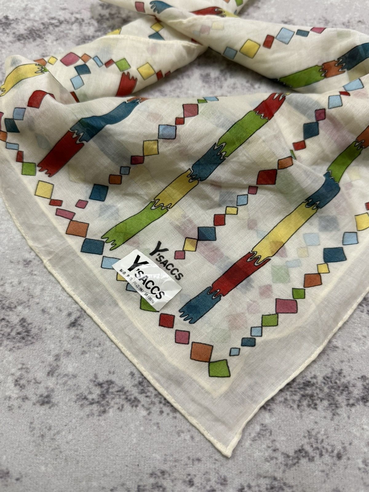 Yohji Yamamoto Vintage Y’saccs Yohji Yamamoto Handkerchief/PocketSquares Size ONE SIZE - 5 Thumbnail