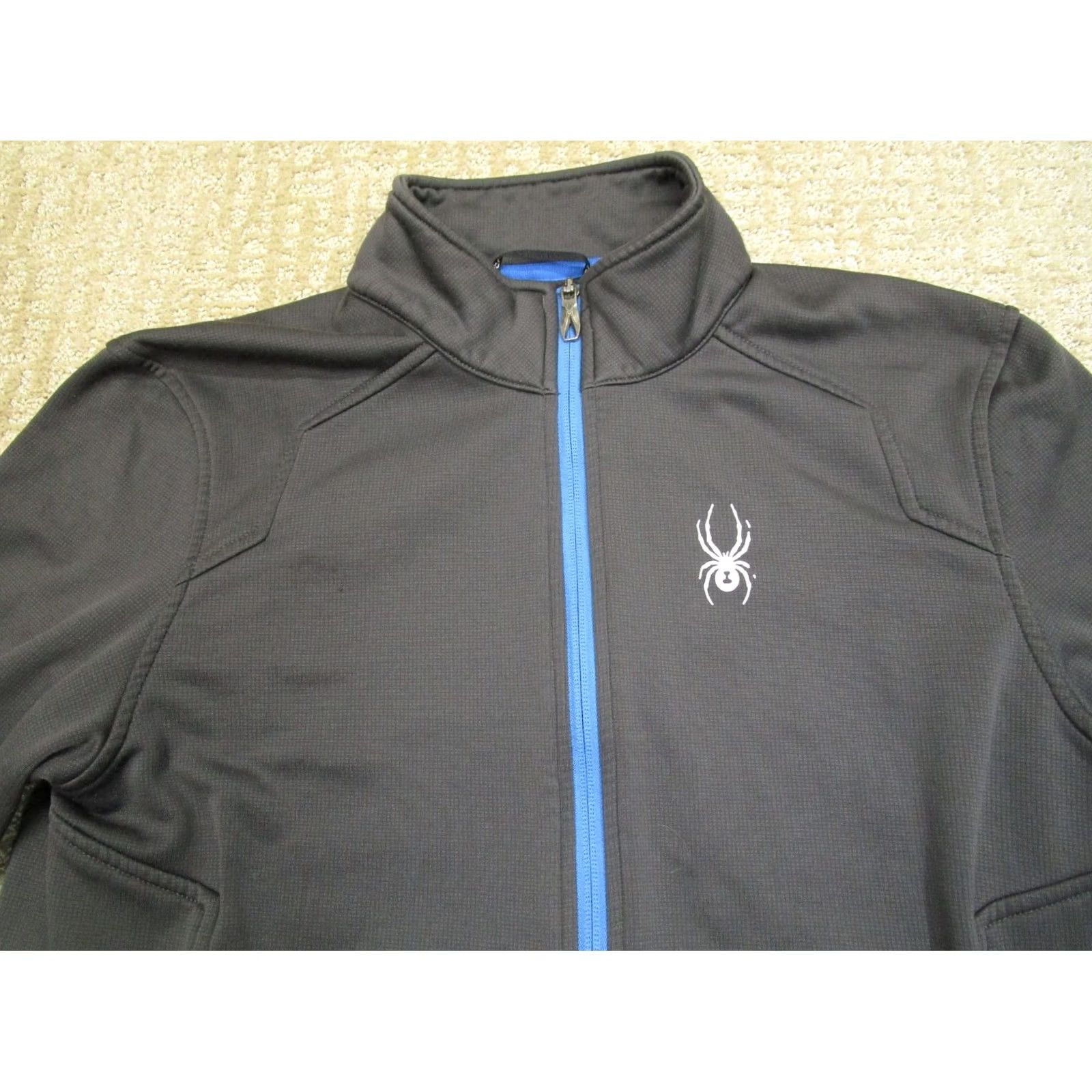 Spyder Spyder Jacket Men Medium Gray Full Zip Windbreaker Lightweight Running Training Size US M / EU 48-50 / 2 - 2 Thumbnail
