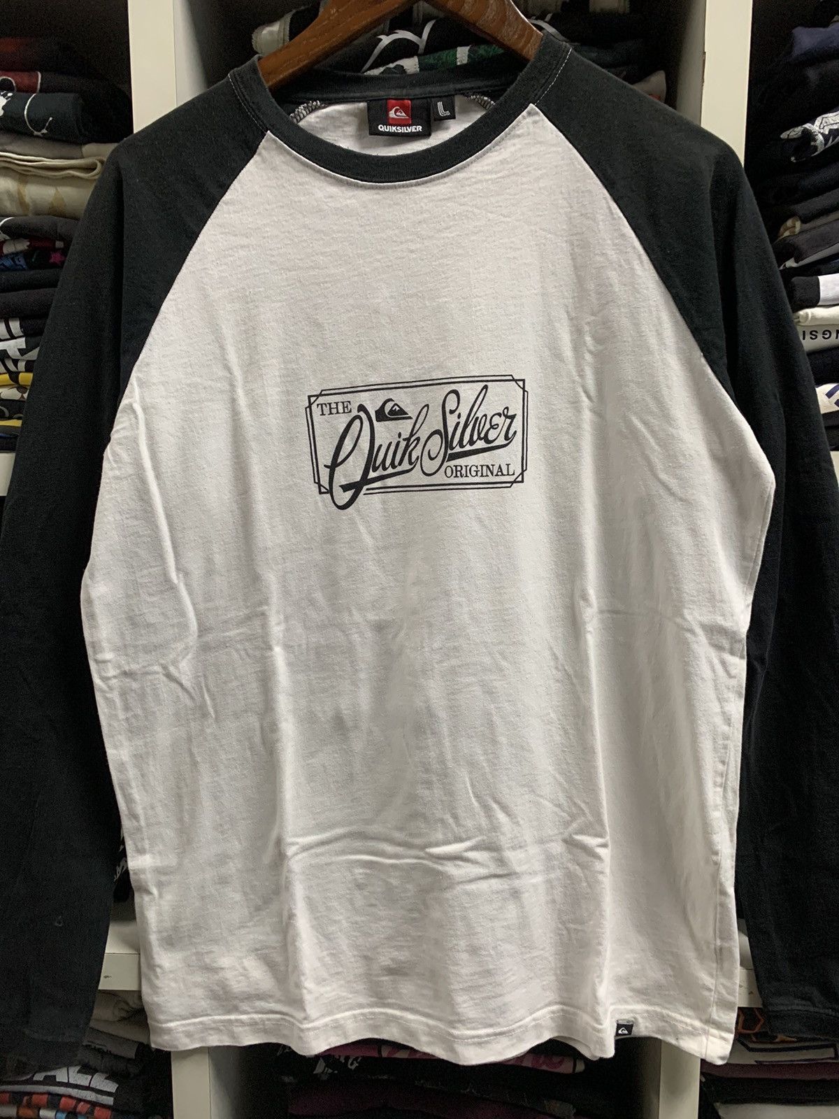 Quiksilver Quiksilver big logo long sleeve shirt Size US L / EU 52-54 / 3 - 2 Thumbnail