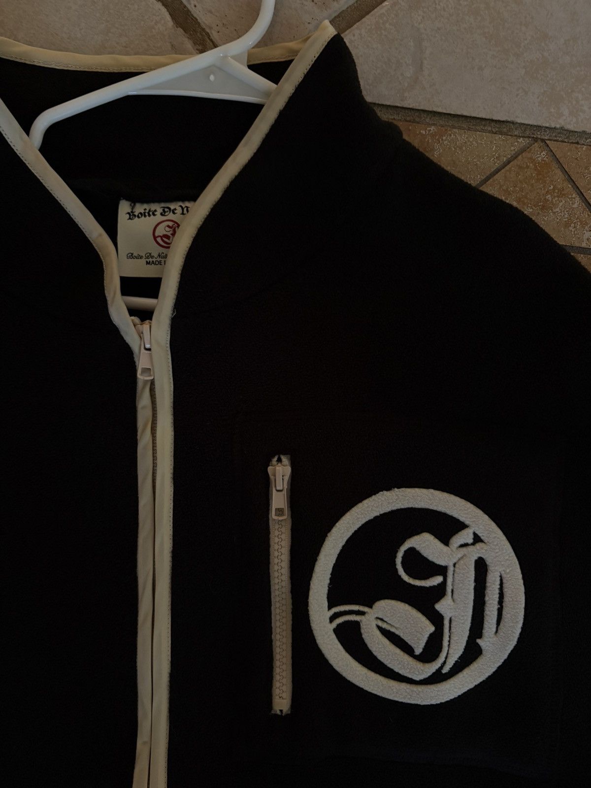 Japanese Brand Nightclub Emblem Sherpa Jacket Size US L / EU 52-54 / 3 - 3 Thumbnail