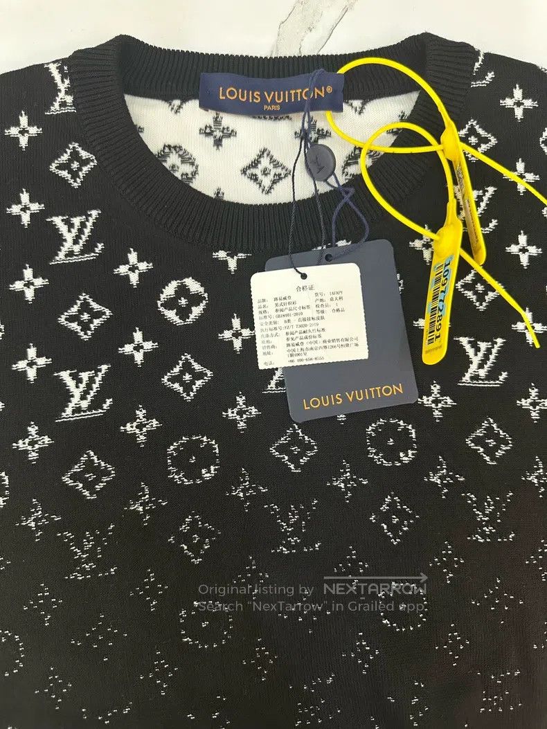 Louis Vuitton Louis Vuitton FW23 Gradient Logo Crewneck Sweatshirt Size US L / EU 52-54 / 3 - 5 Thumbnail