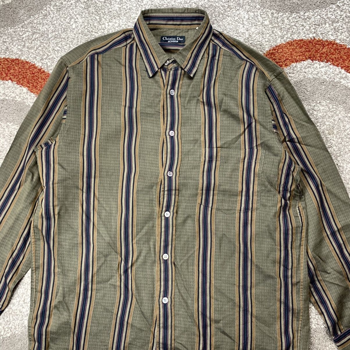 Christian Dior Monsieur Christian Dior MONSIEUR Long Sleeve Shirt Button Up Vintage Size US M / EU 48-50 / 2 - 3 Thumbnail