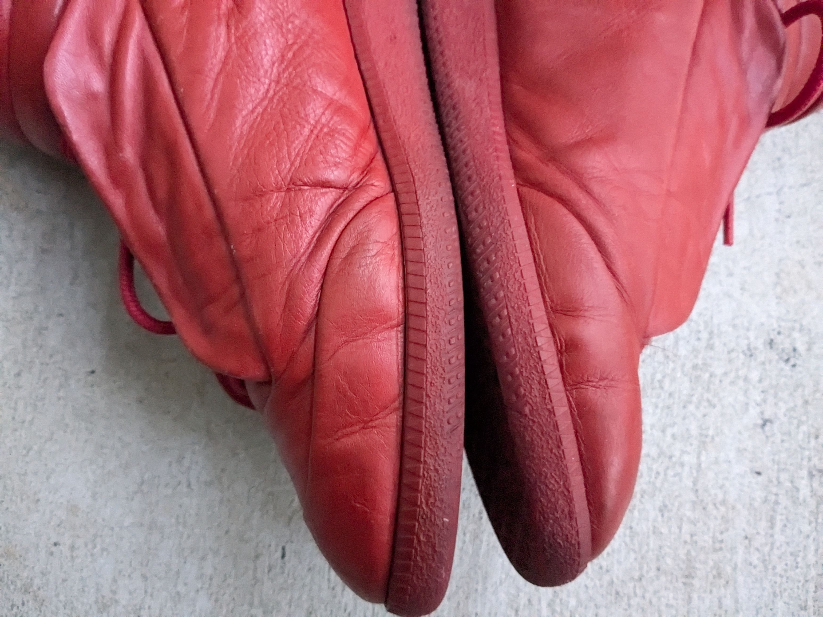 Maison Margiela Maison Margiela Future Red 11 44 Leather High Tops Size US 11 / EU 44 - 11 Thumbnail