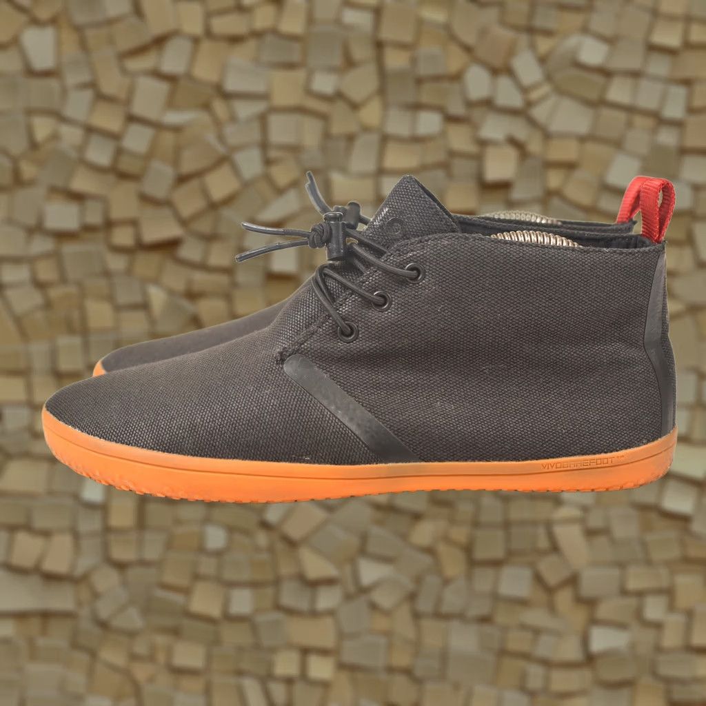 Vivobarefoot Vivobarefoot Women's Gobi II Minimalist Desert Canvas Boots 200042-14 Size EUR 37L US 6 UK 4 Black Desert Canvas Boots Womens Size US 4 / IT 34 - 1 Thumbnail