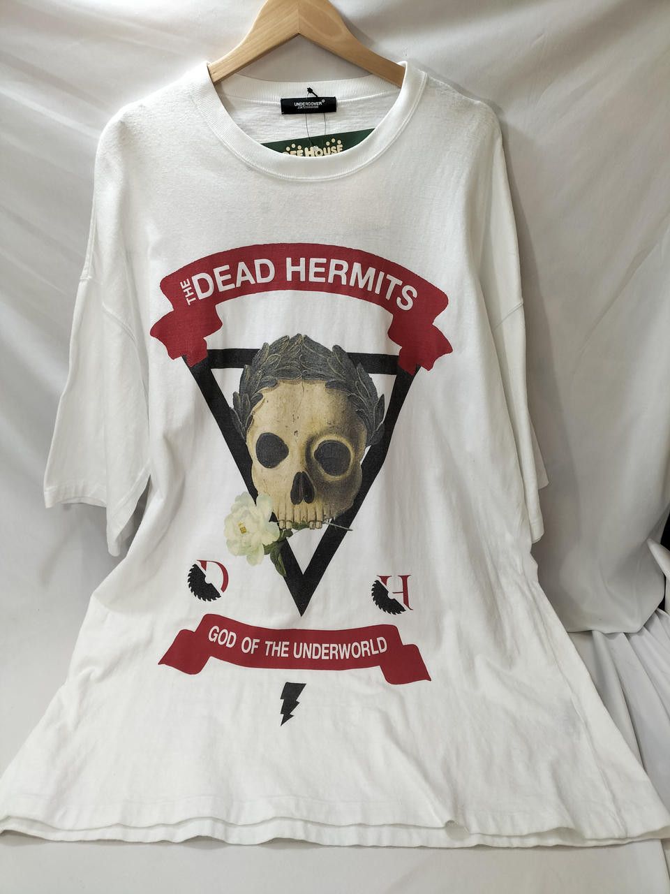 トップス UNDERCOVER 19SS BIGTEE DEAD HERMITS UNDERCOVER 19SS BIGTEE DEAD HERMITS White Size 3