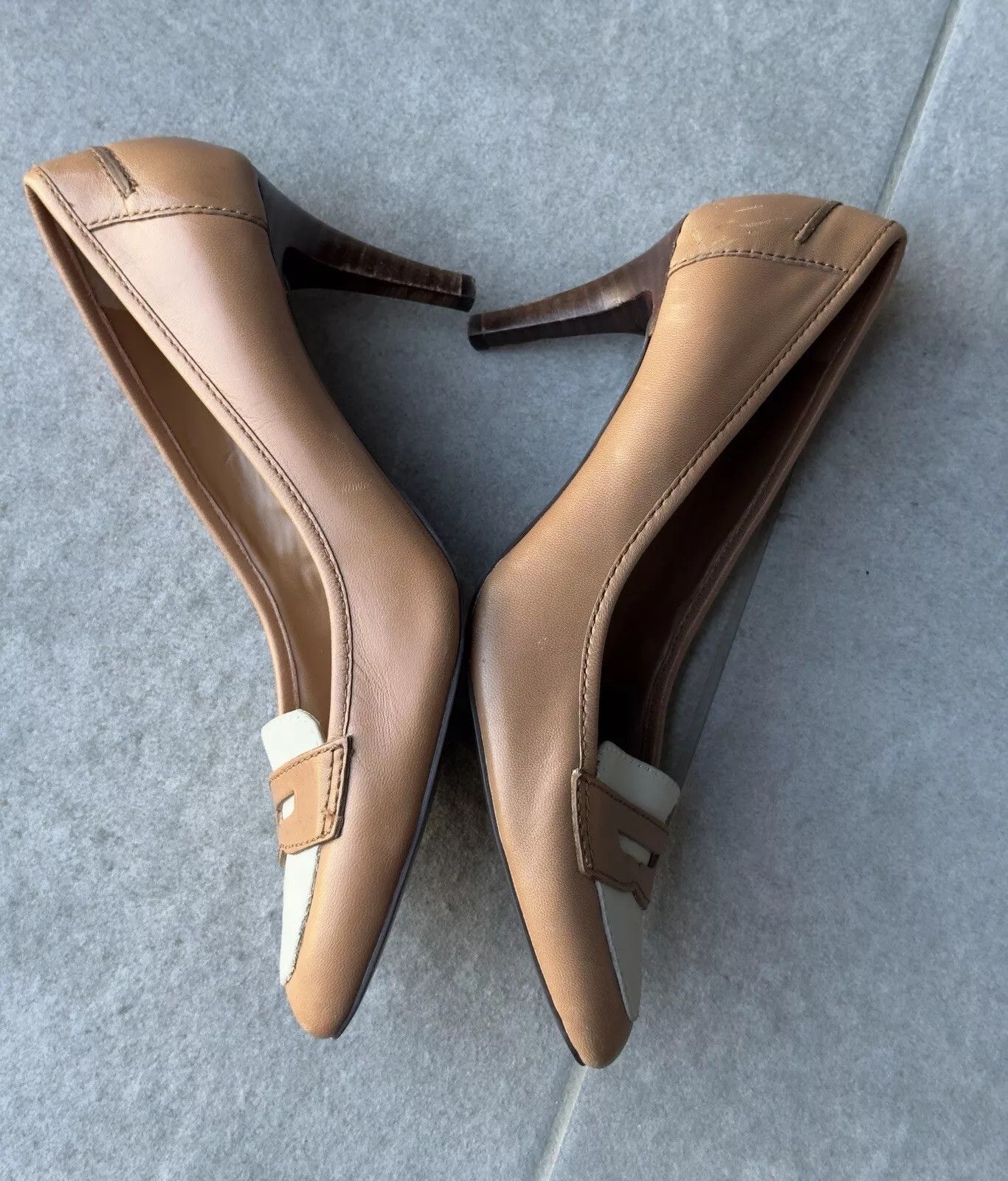 Polo Ralph Lauren Lauren Polo Ralph Lauren Heels Leathers Brown Shoes Size US 7 / IT 37 - 14 Thumbnail