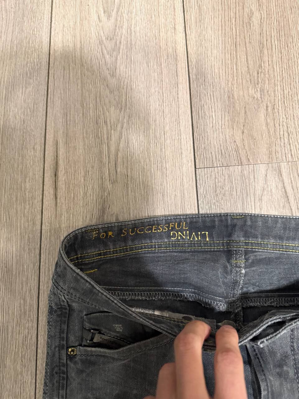 Diesel diesel jeans men darron W29 L32 Gray Regular Tapered Size US 29 - 4 Thumbnail