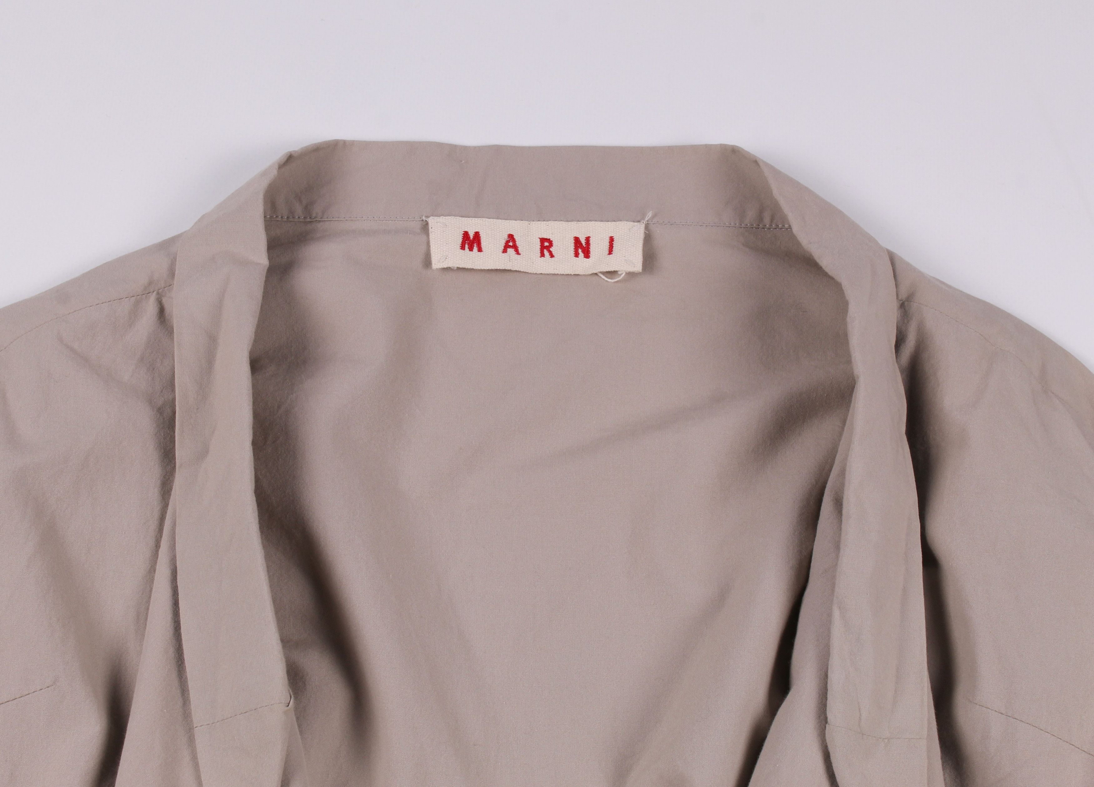 Marni Marni Wоmеn's Oversized Open Cardigan Blazer Size M / US 6-8 / IT 42-44 - 2 Thumbnail
