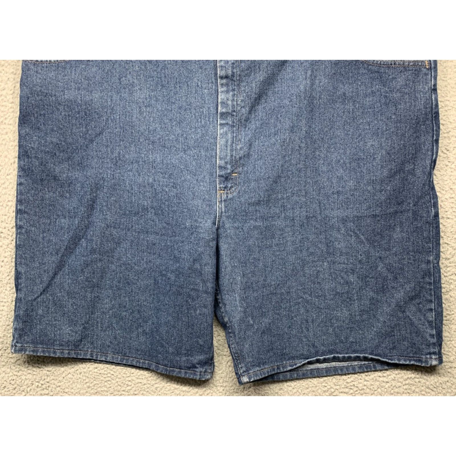 Wrangler Wrangler Denim Shorts Mens 48W Blue Work Wear Relaxed Comfort Casual 5-Pocket High Rise 9.5in Inseam 100% Cotton Jeans Size US 32 / EU 48 - 3 Thumbnail