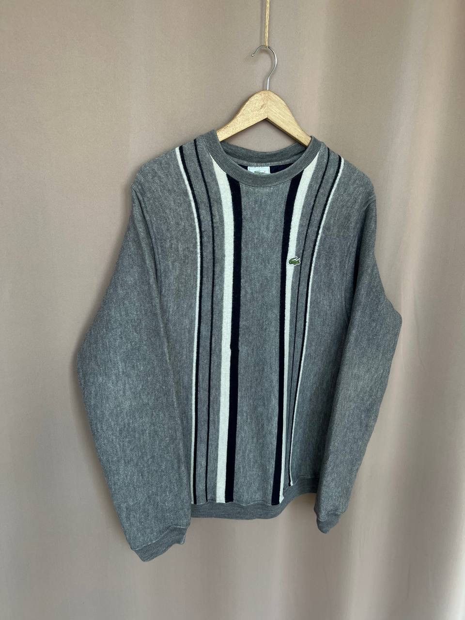Lacoste Lacoste Vintage Wool Knit Sweater Mens Size L Made in France Size US L / EU 52-54 / 3 - 5 Thumbnail