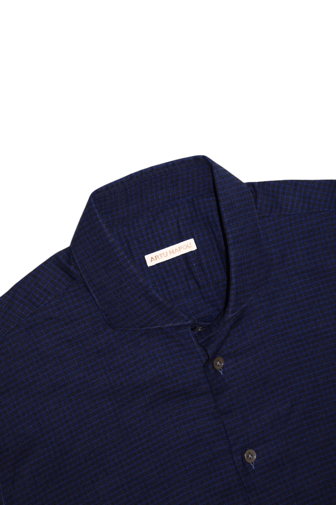 Barba Napoli Artu Napoli Club-collar Checkered Flannel Casual Shirt Size US XL / EU 56 / 4 - 3 Thumbnail