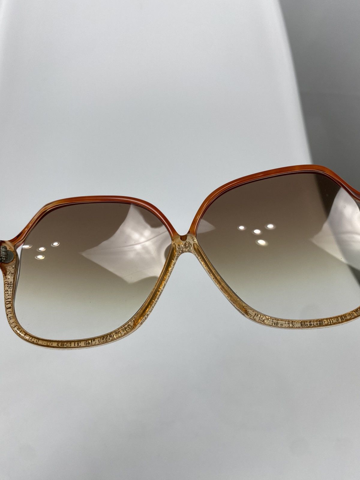Charles Jourdan J Jourdan Paris Glitter Sunglasses Retro Playboy Vintage Size ONE SIZE - 7 Thumbnail