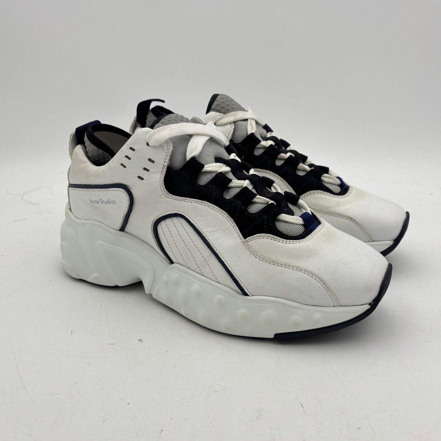 Acne Studios Acne Studios Manhattan Black White Chunky Sneakers Womens 39 Size US 9 / IT 39 - 1 Thumbnail