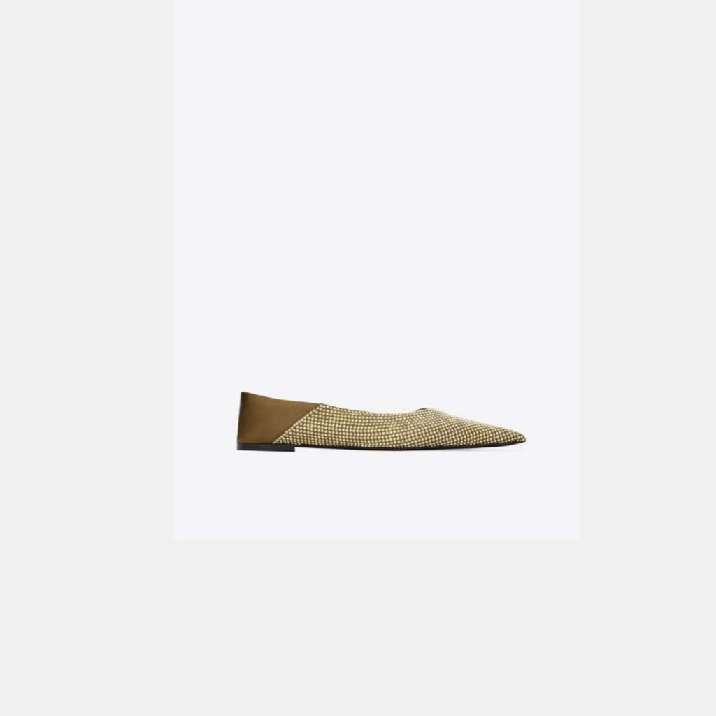 Saint Laurent Paris o1y0126 Ballet Flats in Brown Size US 6 / IT 36 - 1 Thumbnail