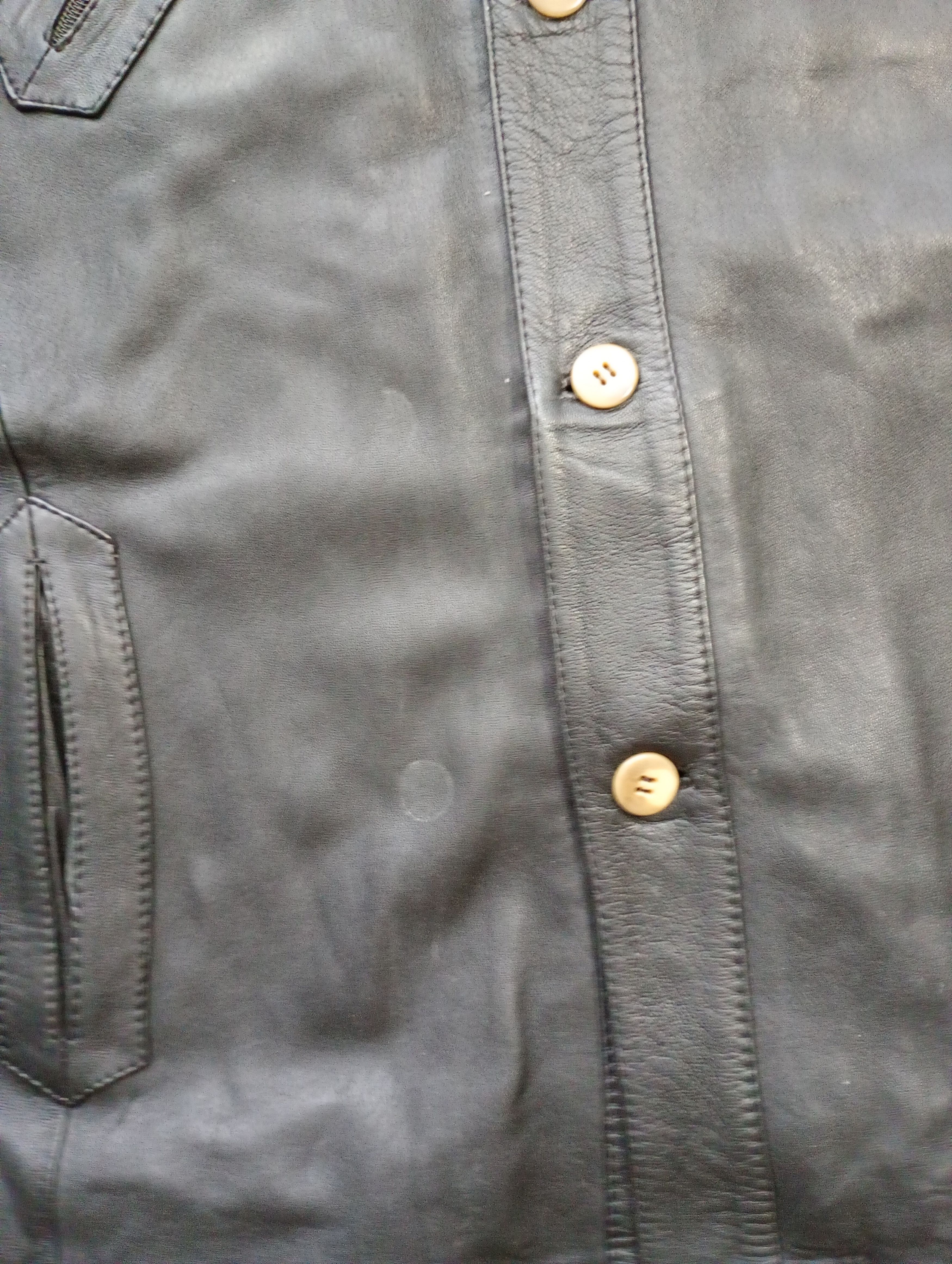 Vintage Leather Jacket Vintage 60-70's Size US M / EU 48-50 / 2 - 7 Thumbnail