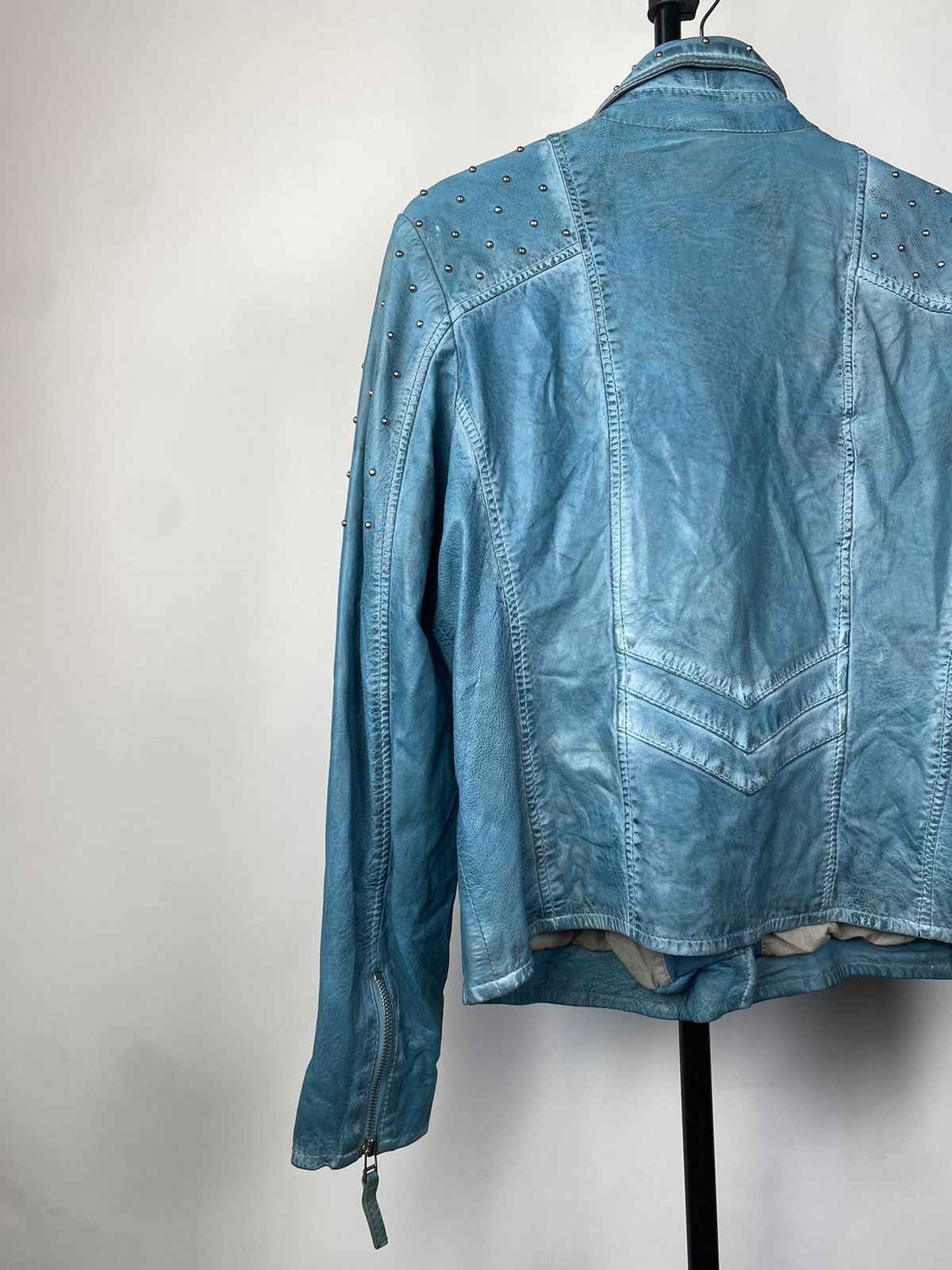 Japanese Brand Vintage Gipsy Japanese Leather Jacket Motorcycle Racing Size XL / US 12-14 / IT 48-50 - 12 Thumbnail