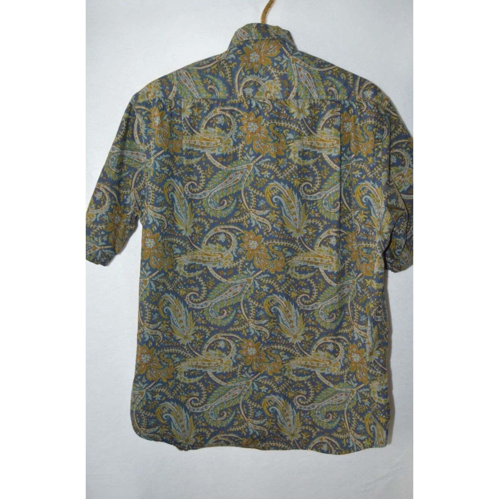 Nautica Nautica Shirt Men M Multicolor Paisley Short Sleeve Casual Cotton Button-Up Size US M / EU 48-50 / 2 - 2 Thumbnail