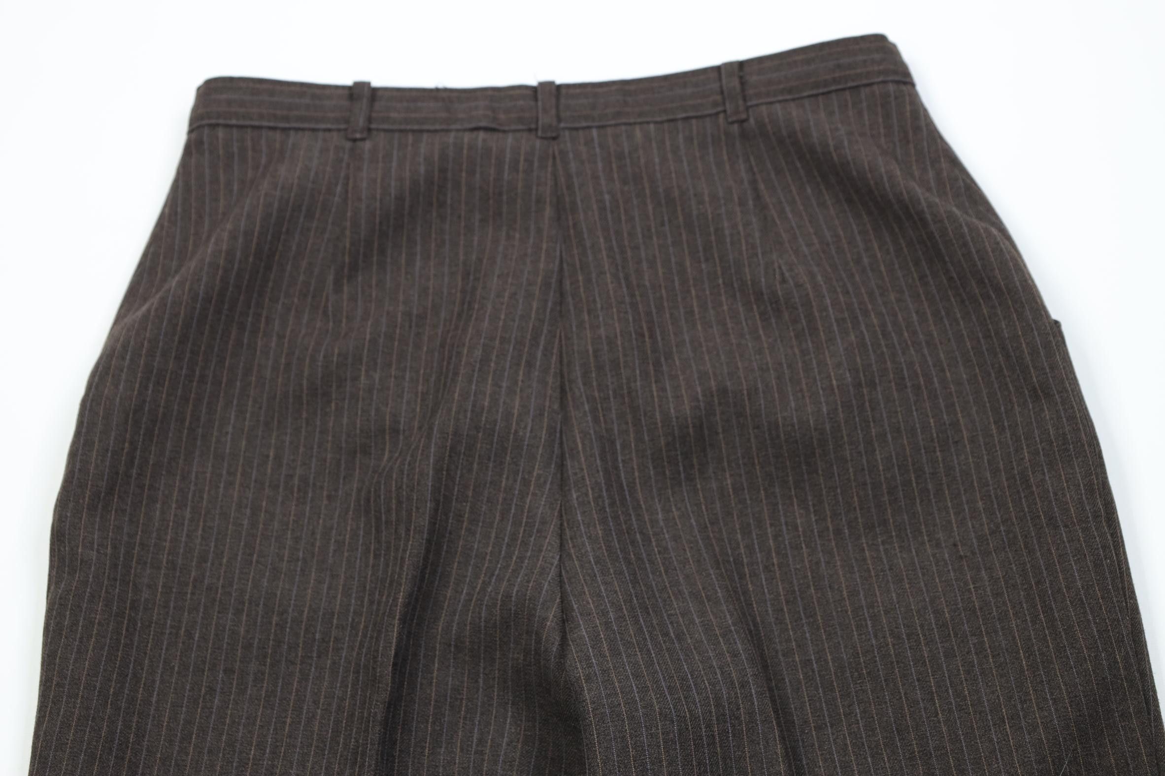 Levi's Vintage 70s 80s Levis Knit Wide Leg Chino Pants Brown USA Size 38" / US 16 / IT 52 - 9 Thumbnail