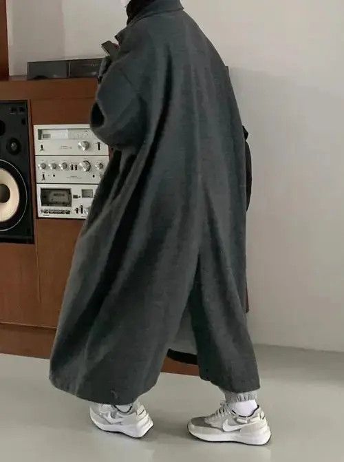 Aran Isles Knitwear × Designer Sweater Streetwear style Long coat y2k Size US L / EU 52-54 / 3 - 4 Thumbnail