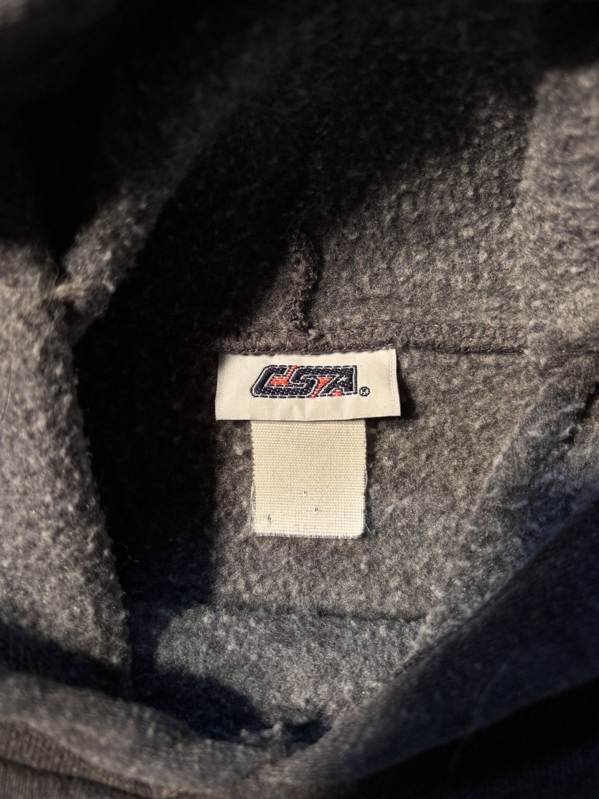 NFL Vtg CSA Chicago Bears Spellout Two Tone Pullover Hoodie L Size US L / EU 52-54 / 3 - 3 Thumbnail
