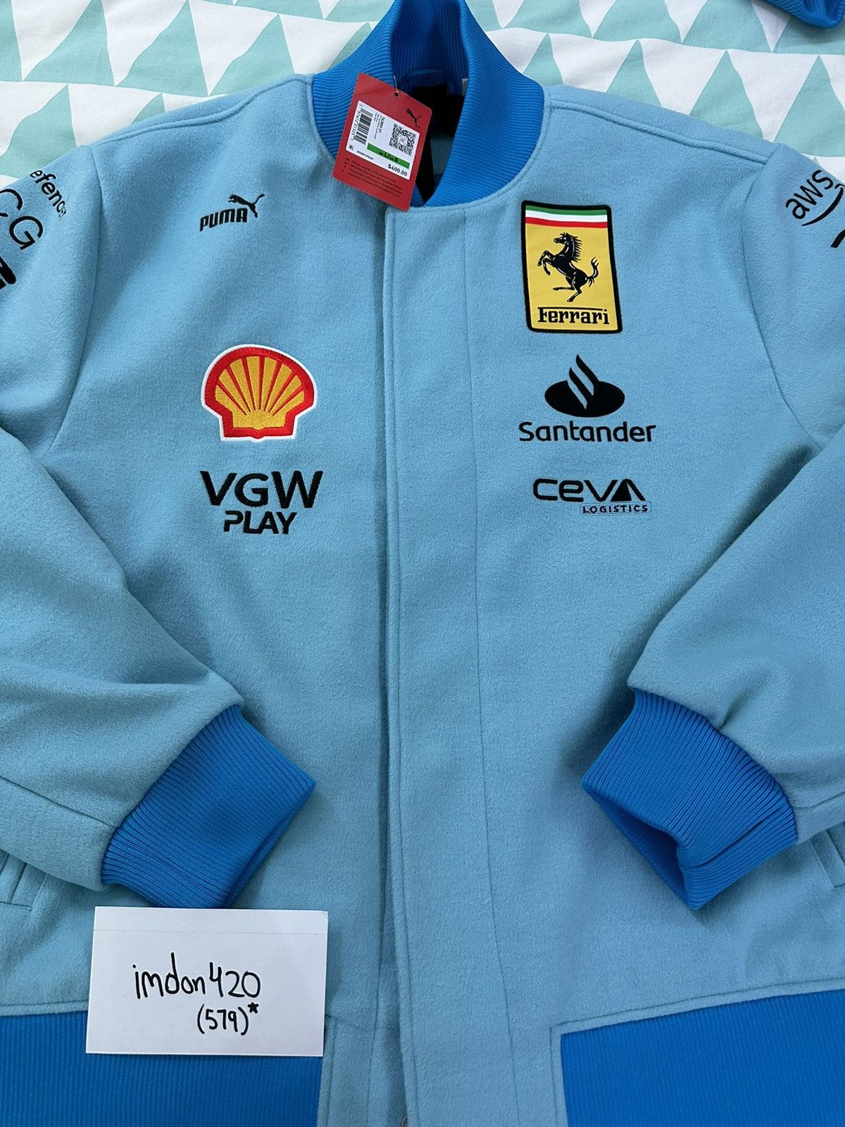 Puma Ferrari Varsity Jacket Miami GP Edition 2024 Large