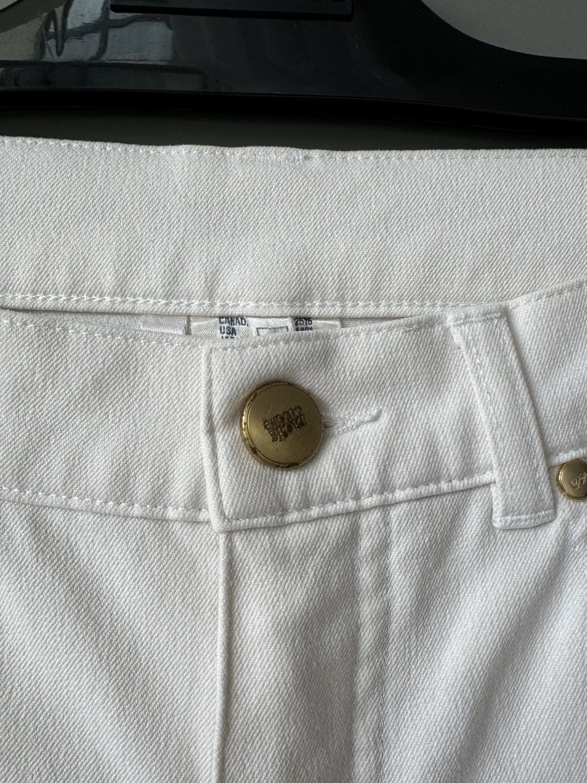 Escada × Escada Sport × Vintage Vintage Escada Sport Women’s Stretchy White Denim Pants Size 26" / US 2 / IT 38 - 3 Thumbnail