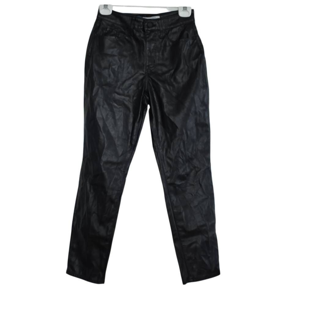 Old Navy Old Navy Women's Size 2 Black High Rise O.G. Straight Faux L Size 26" / US 2 / IT 38 - 1 Thumbnail