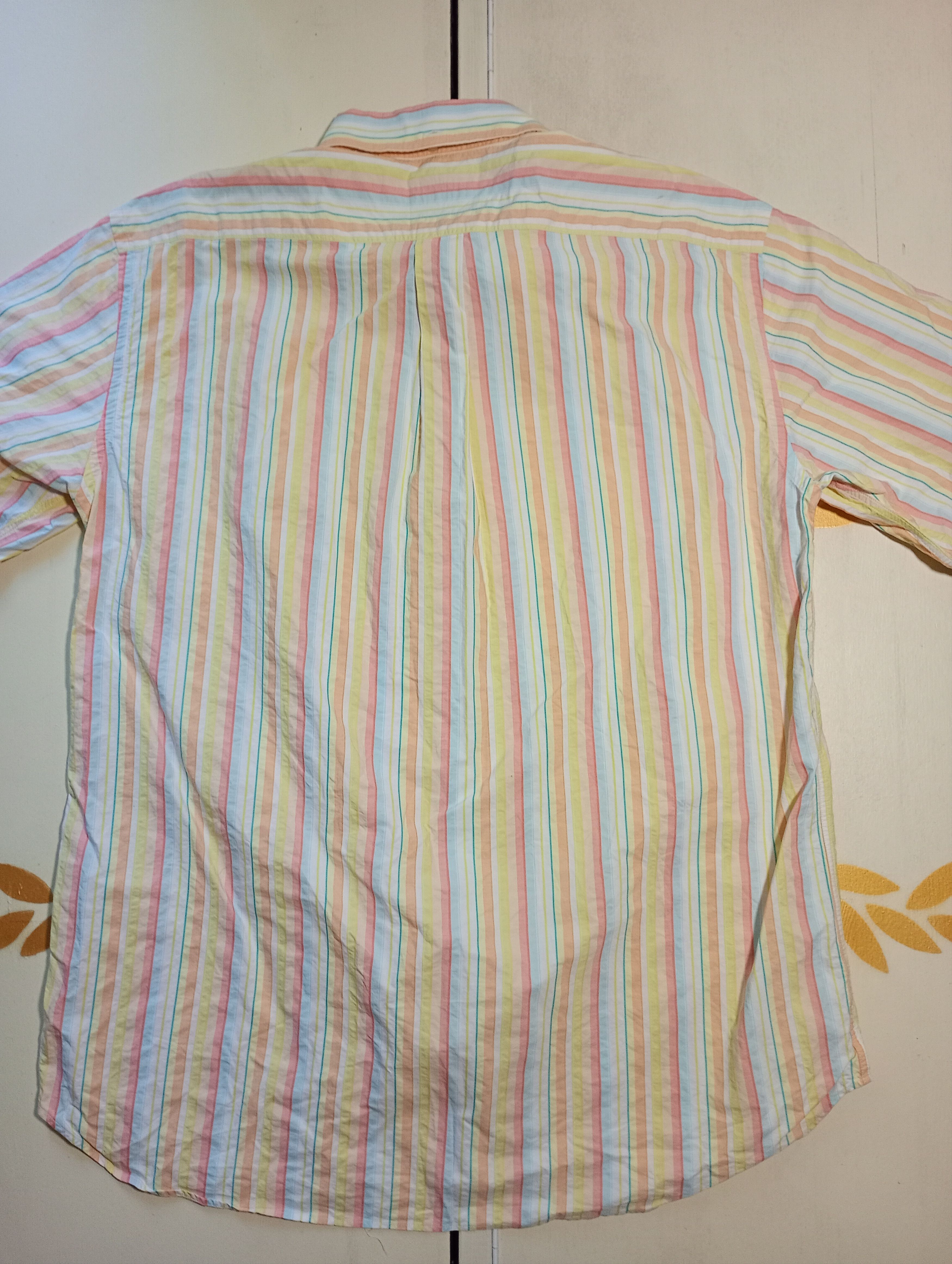Canali Canali Striped Short Sleeve Shirt Size US XL / EU 56 / 4 - 10 Thumbnail