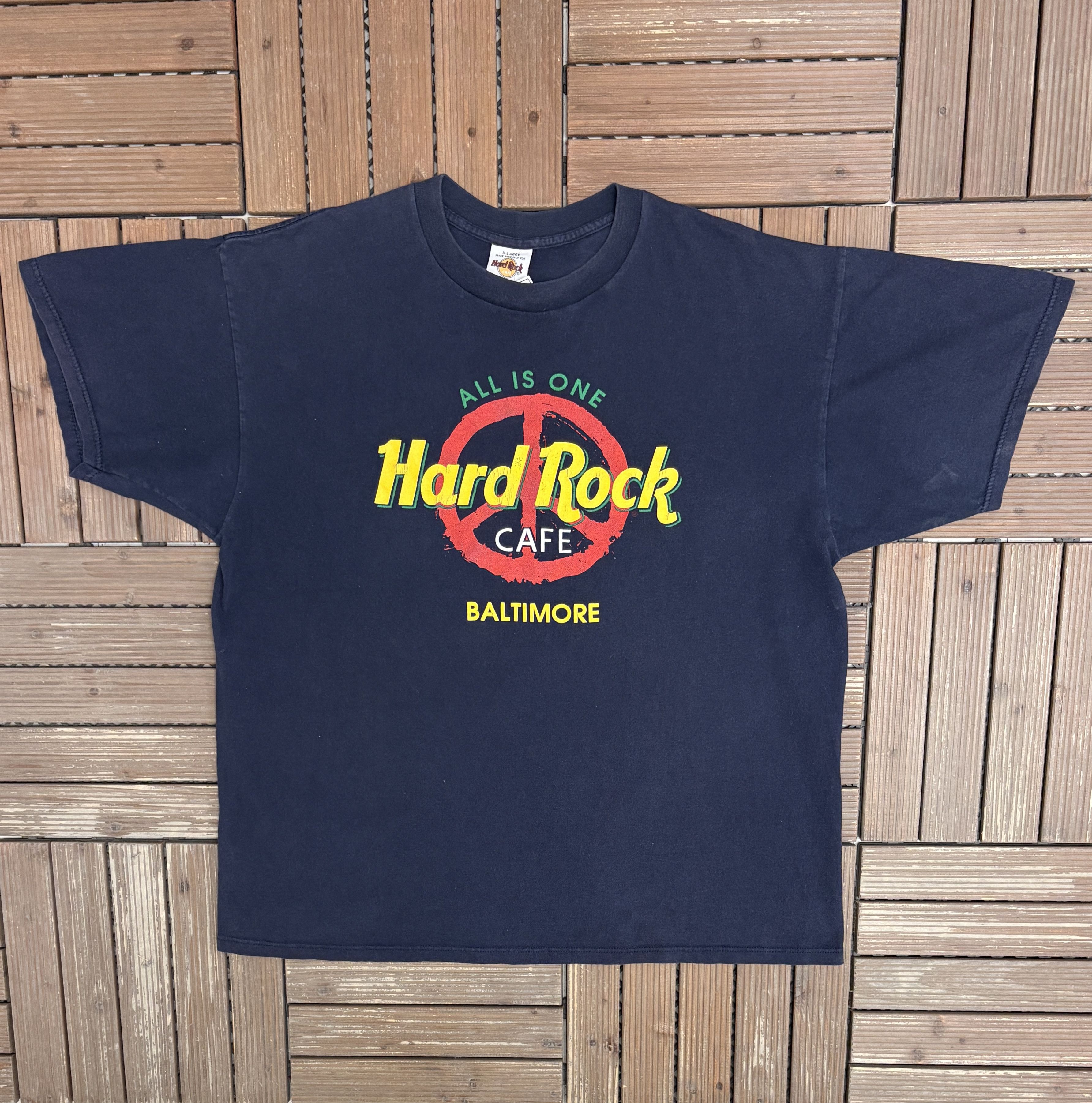 Vintage Hard Rock Cafe Baltimore Vintage Blue T-Shirt Tee Size US XL / EU 56 / 4 - 1 Thumbnail
