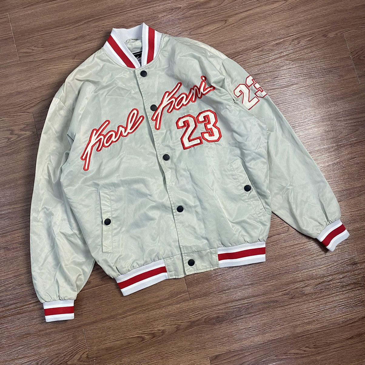 Karl Kani Karl Kani Bomber Satin Varsity Jacket Jordan 23 Size US S / EU 44-46 / 1 - 1 Thumbnail