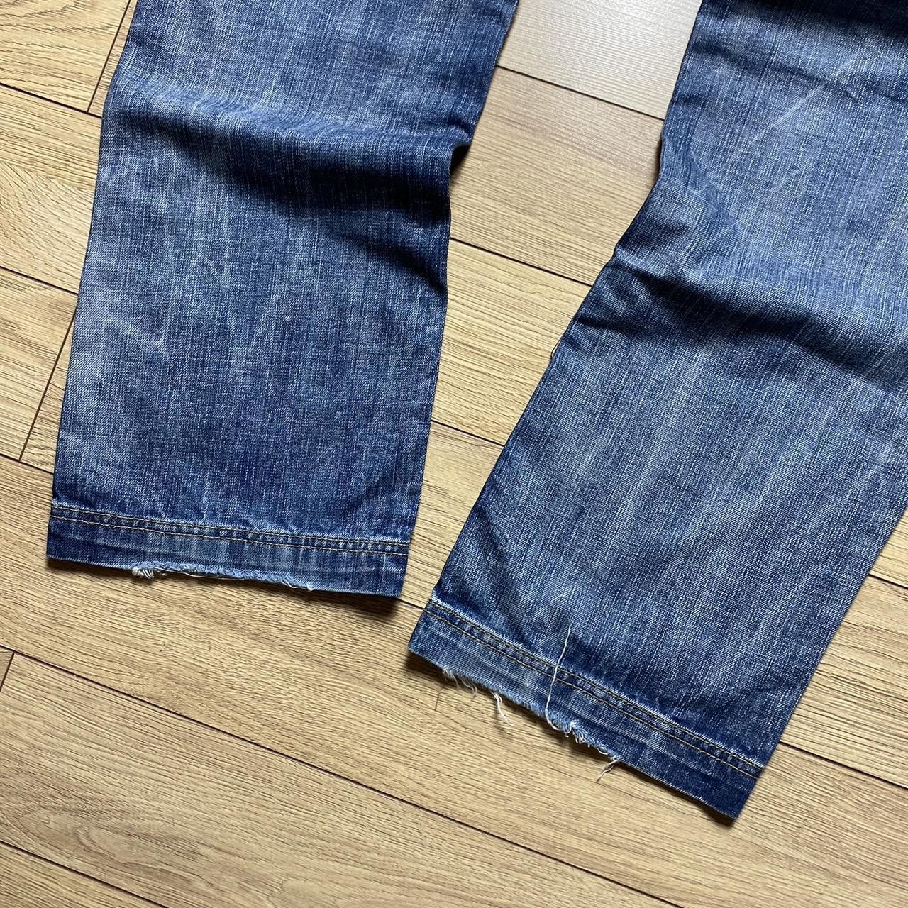 Japanese Brand 00s Timezone Baggy Jeans Blue 36" Size US 36 / EU 52 - 6 Thumbnail