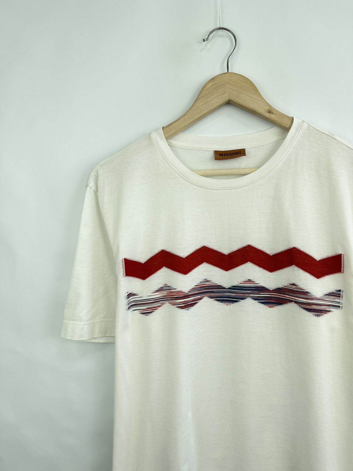Missoni 🇮🇹 Missoni Luxury Art T-Shirt 2021 Rare Retro Hype Y2K Size US L / EU 52-54 / 3 - 2 Thumbnail
