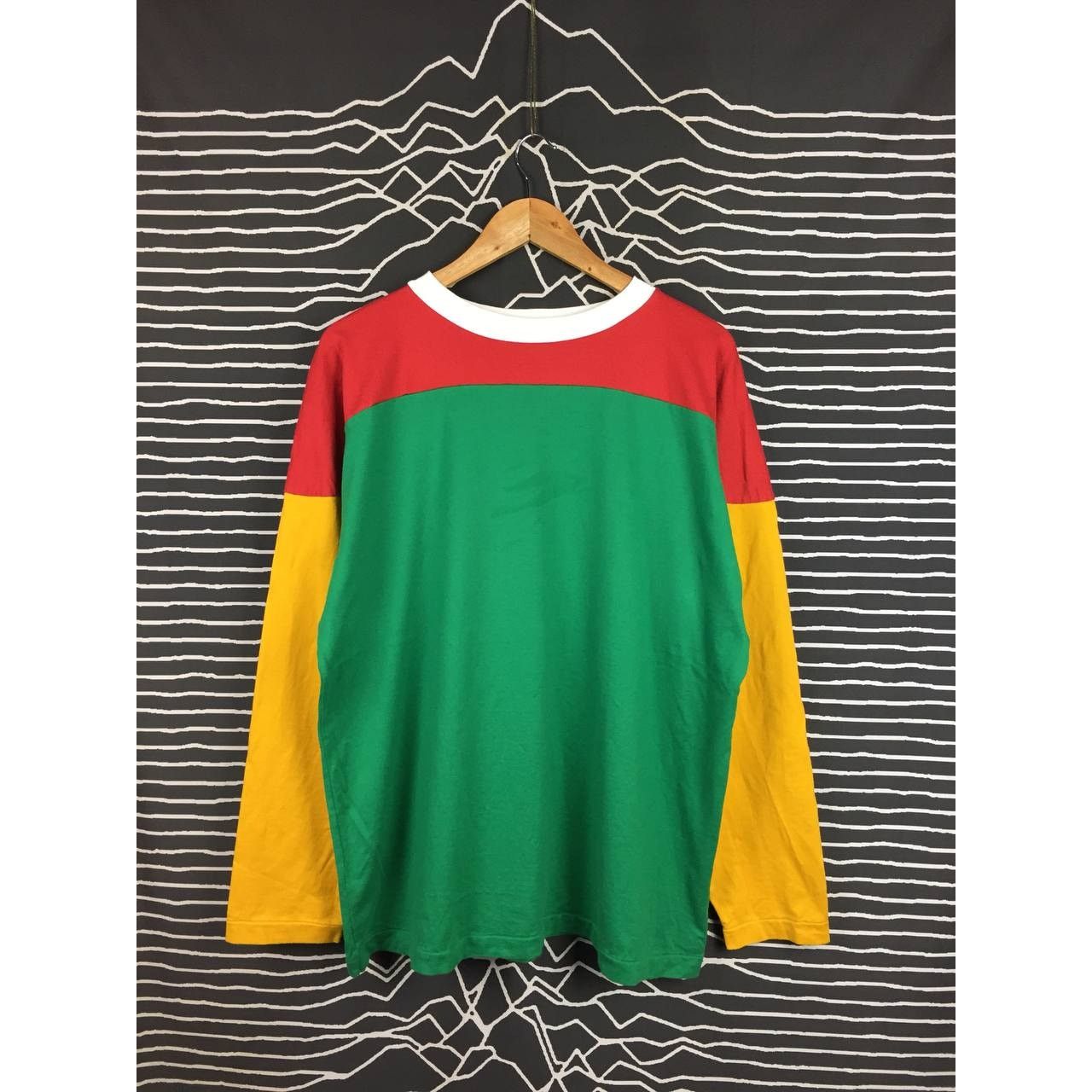 Japanese Brand × Sanca Sanca Made In Japan Color Block Longsleeve Tee Size US L / EU 52-54 / 3 - 2 Thumbnail