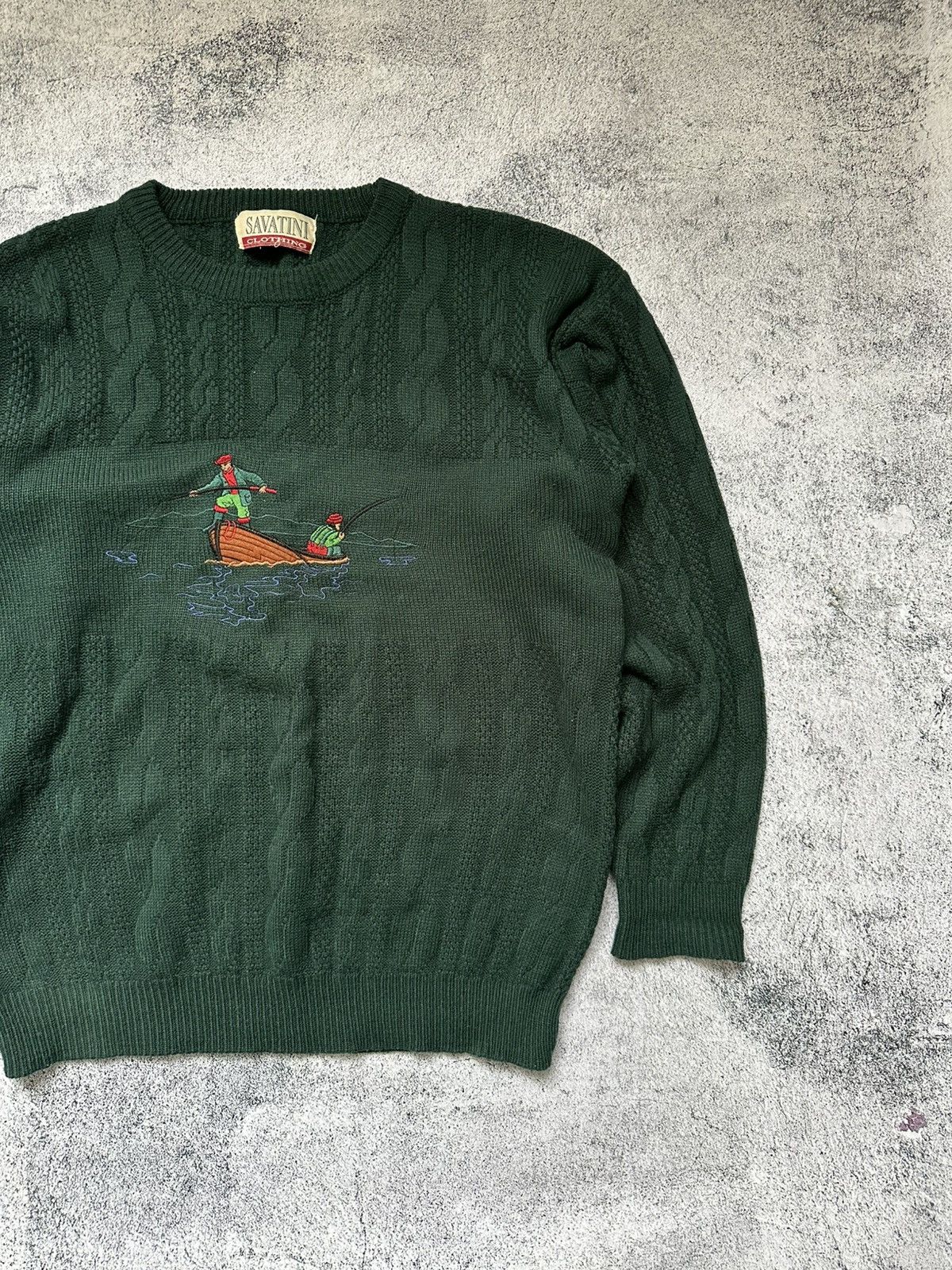 Vintage Vintage Polo Ralph Style Sweater River Boat Logo Centre Size US M / EU 48-50 / 2 - 3 Thumbnail