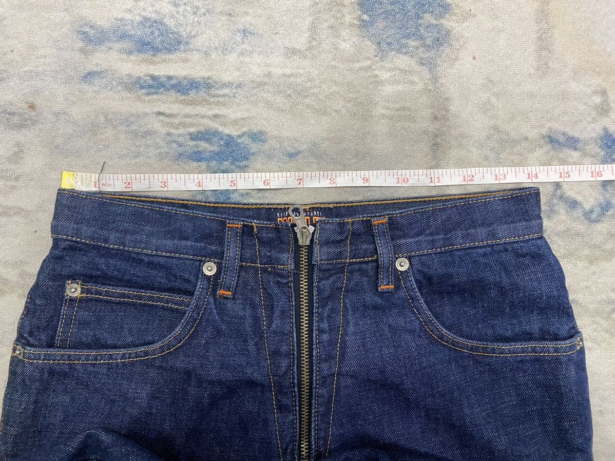 Walter Van Beirendonck Vtg W&Lt center Zipper Curve stitch denim Size 28" / US 6 / IT 42 - 17 Thumbnail