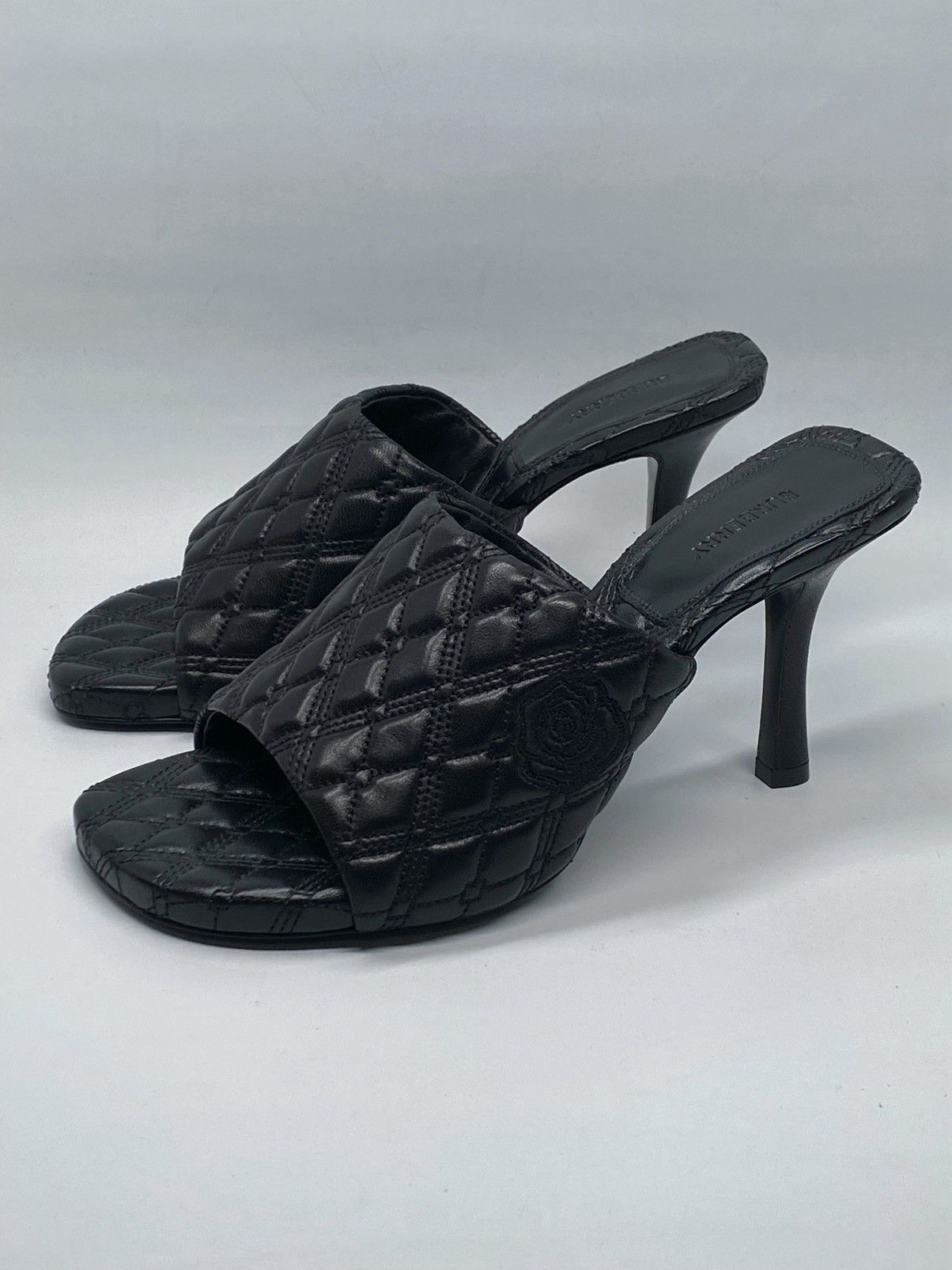 Burberry Burberry Quilted Leather Mules size 37 Size US 7 / IT 37 - 1 Thumbnail