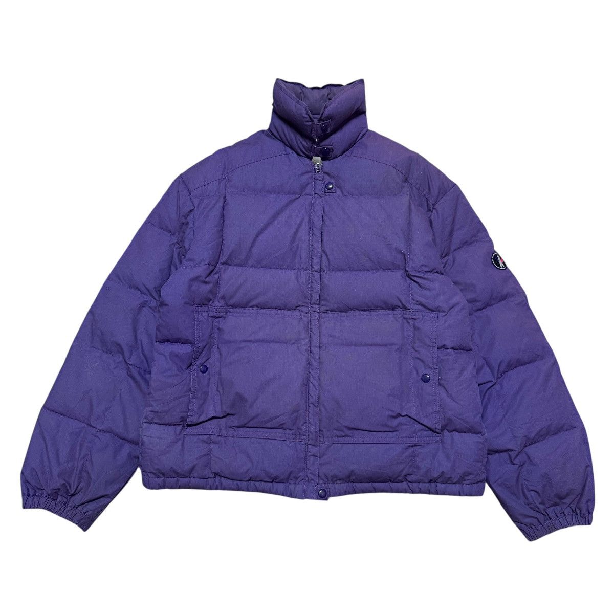 Moncler Vintage Moncler Asics Puffer Jacket Purple Size US M / EU 48-50 / 2 - 2 Thumbnail
