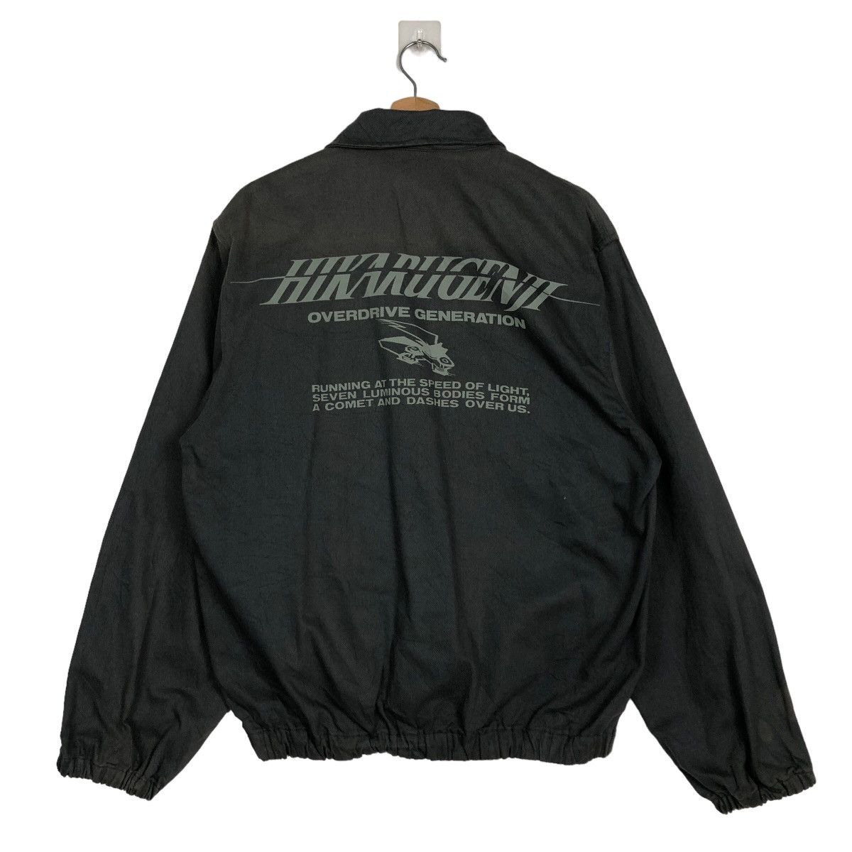 Japanese Brand 🔥90’s VINTAGE BOMBER JACKET HIKARUGENJI RACING BIG LOGO Size US L / EU 52-54 / 3 - 1 Thumbnail