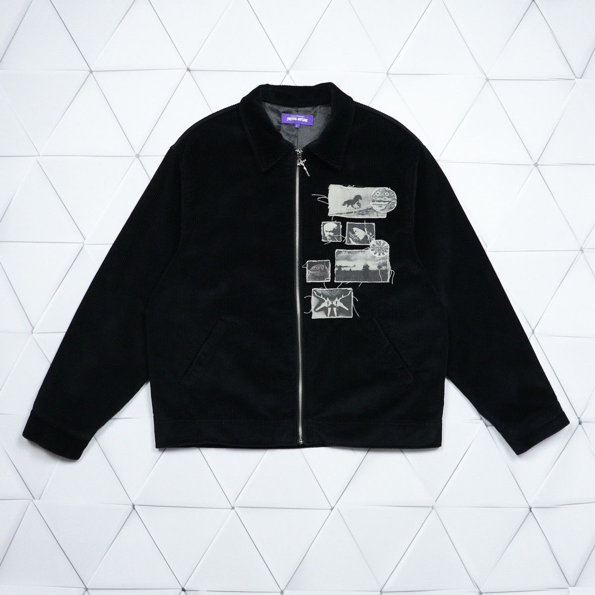 Fucking Awesome Rare Fucking Awesome Corduroy Zip Up Work Patch 