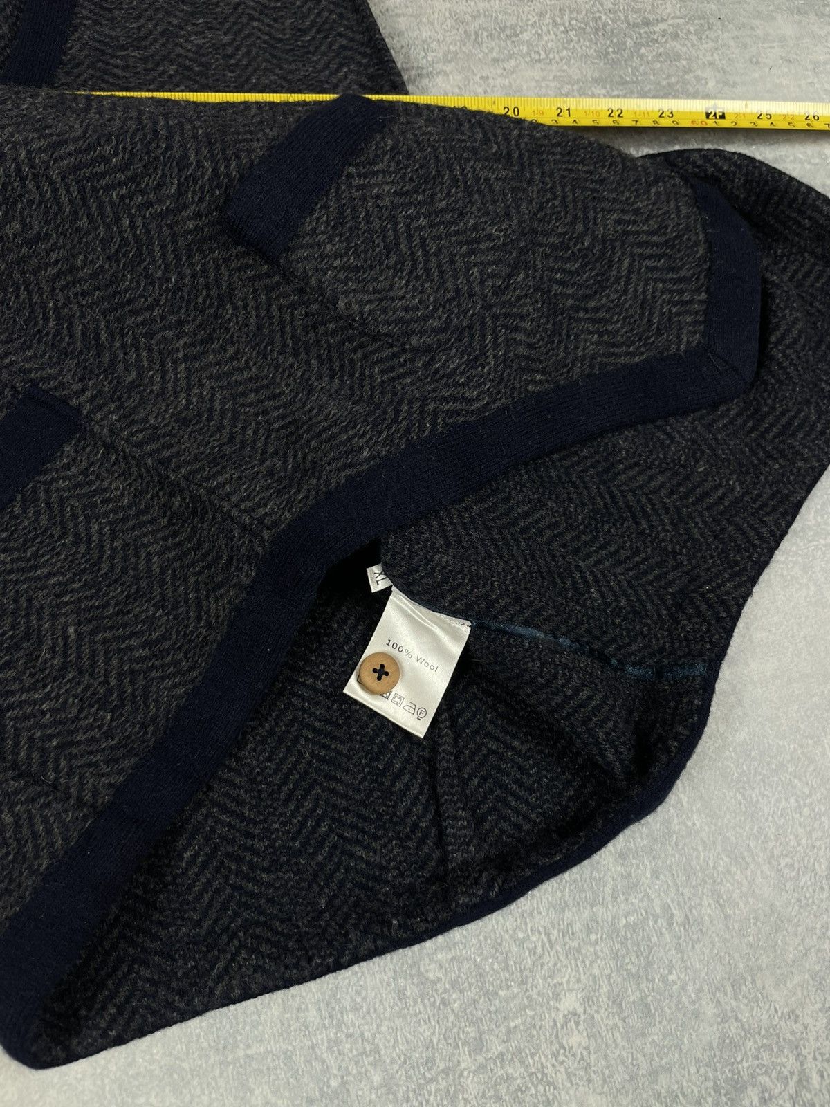 NN07 Japanese NN07 NN 07 No Nationality wool vest Size 44R - 8 Thumbnail