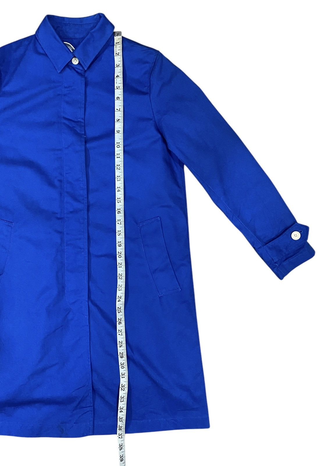 Designer × If Only Was True Rare LA MARINE FRANCAISE Long Coat Button Size S / US 4 / IT 40 - 15 Thumbnail