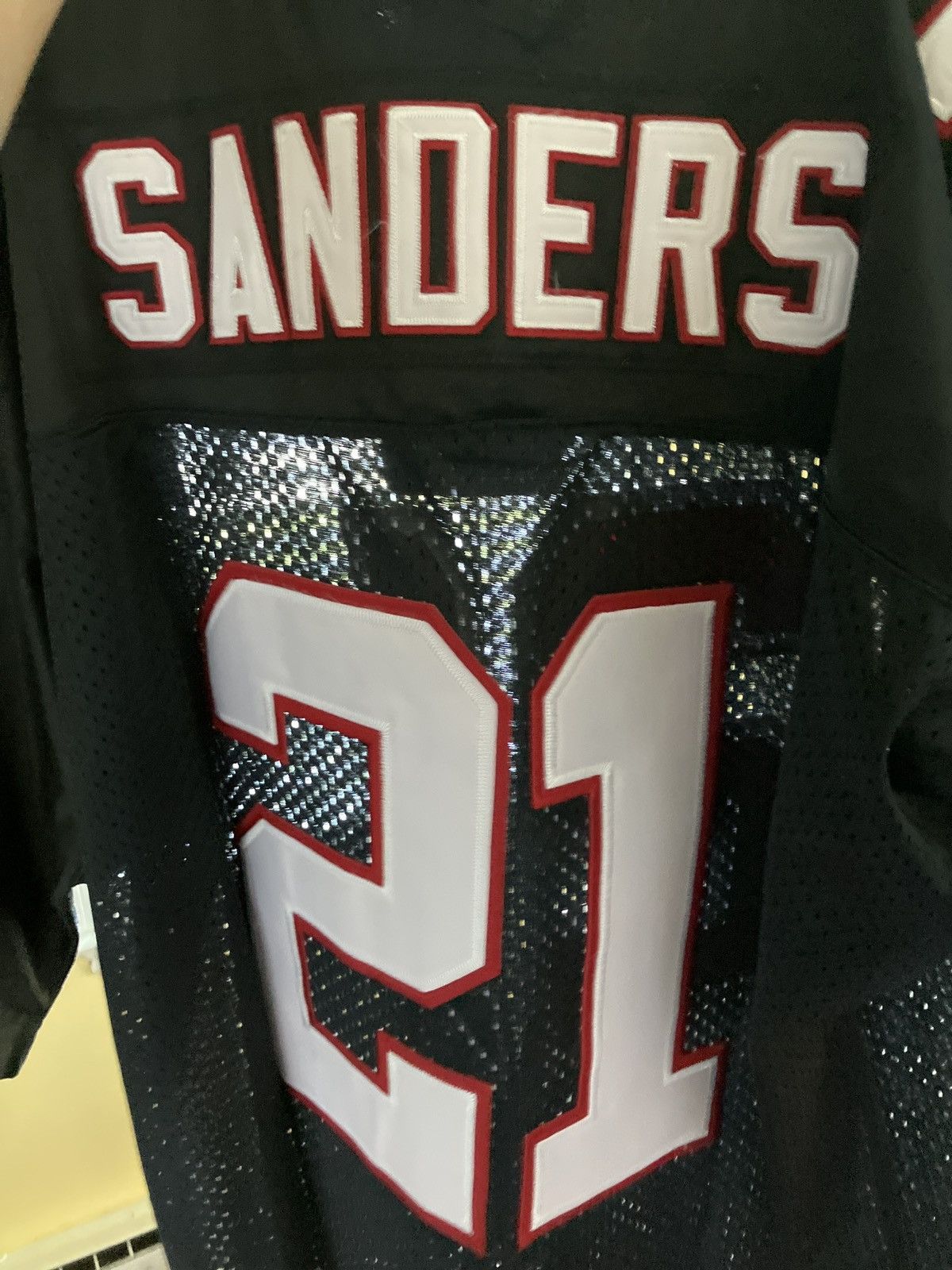 Reebok DEION SANDERS ATL FALCONS JERSEY NWTS Size US L / EU 52-54 / 3 - 9 Thumbnail