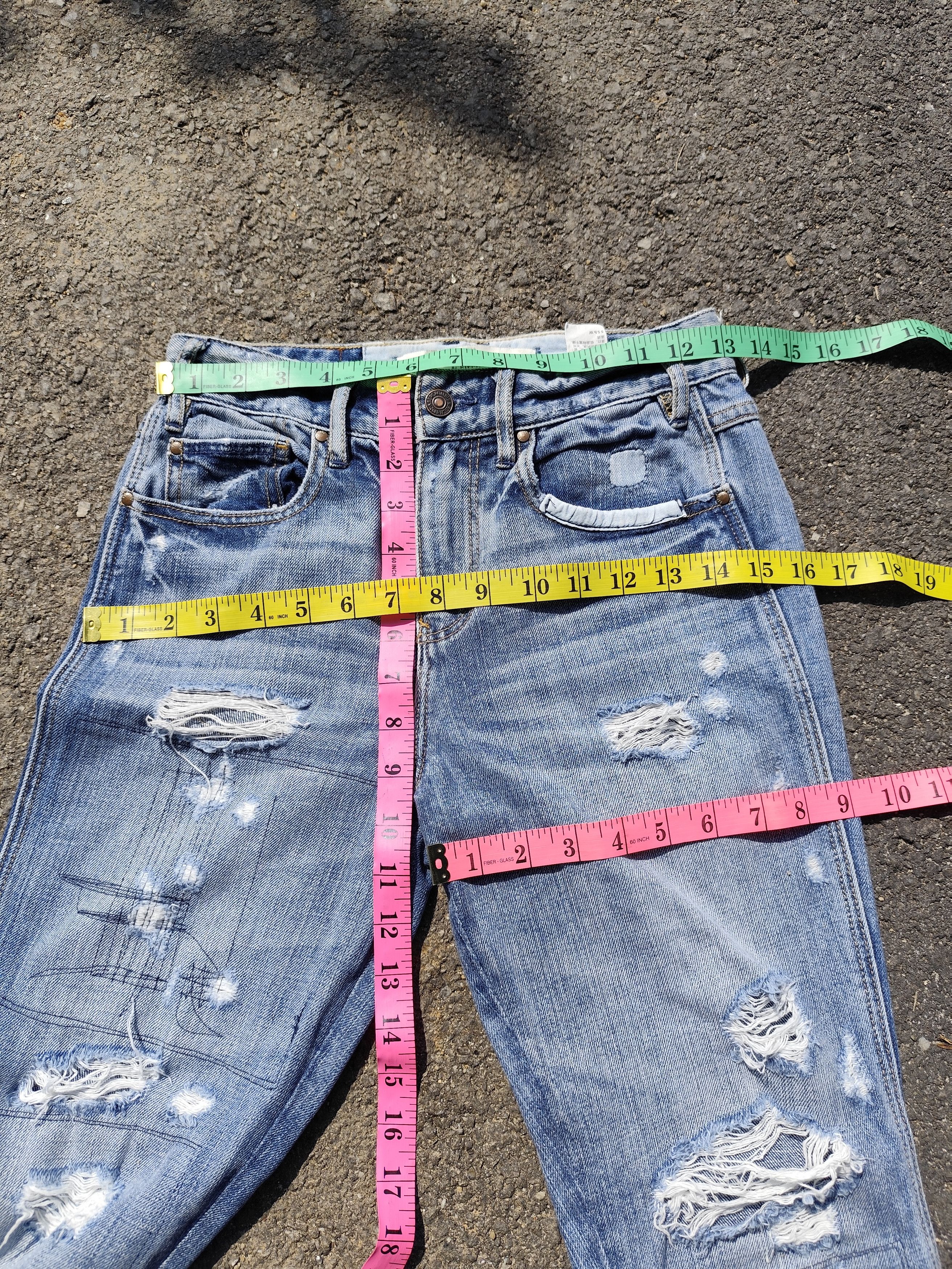 Abercrombie & Fitch vintage abercrombie&fitch Flare Denim B_J/1124/5 Size 24" / US 00 / IT 34 - 21 Thumbnail