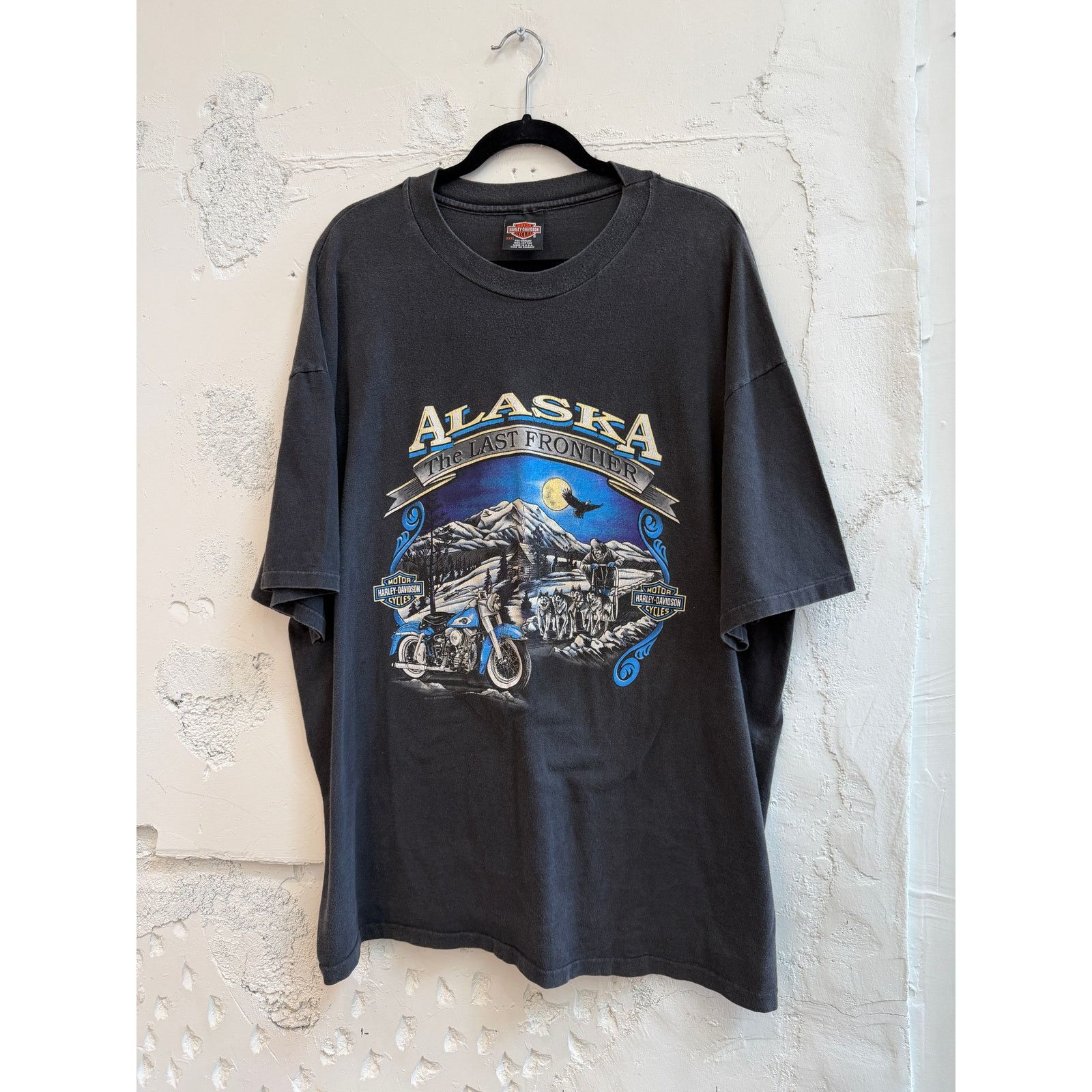 Harley Davidson Vintage Harley Davidson 1989 Alaska The Last Frontier TShirt Size US XXL / EU 58 / 5 - 1 Thumbnail