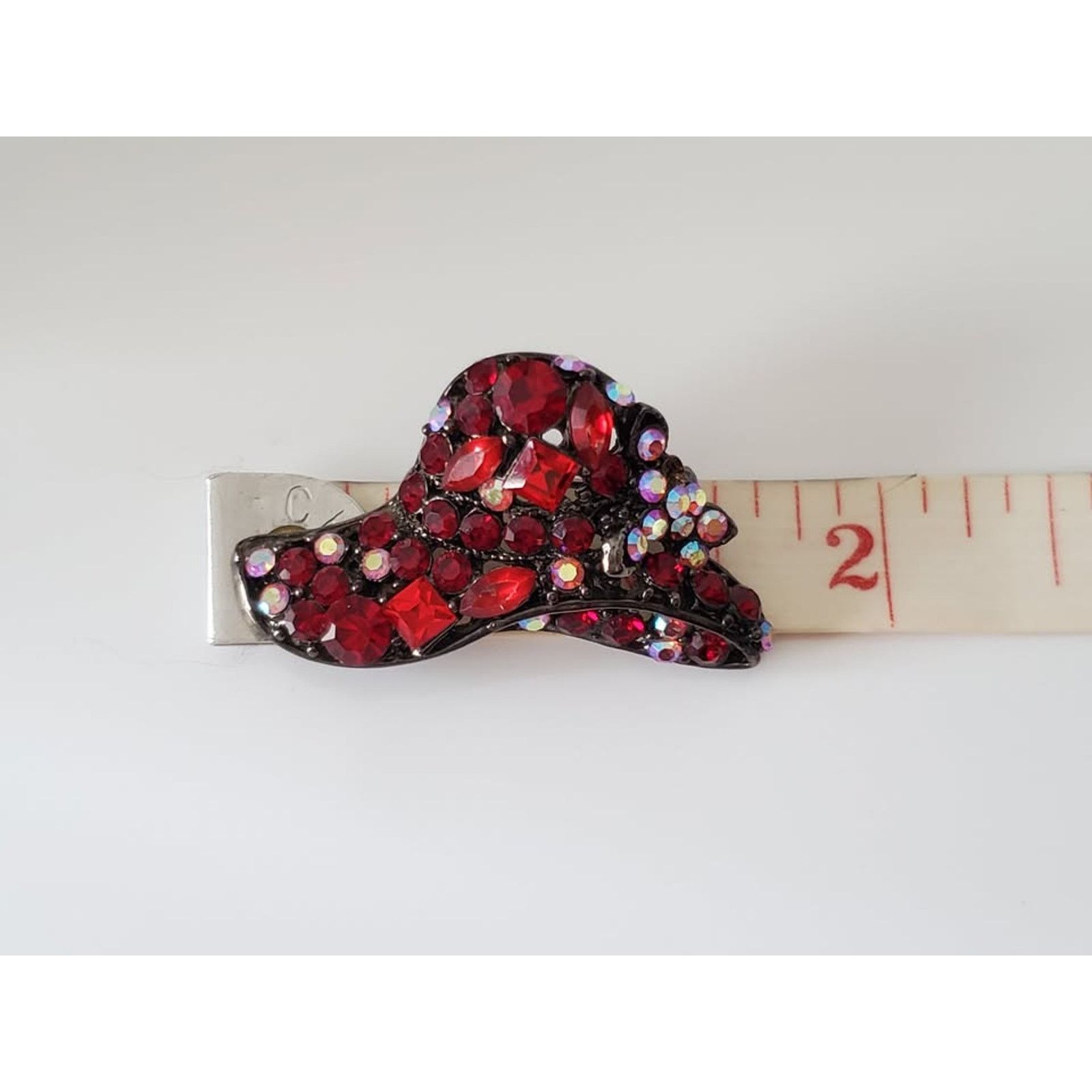 Other Vintage Red Hat Society Brooch Pin Size ONE SIZE - 4 Thumbnail