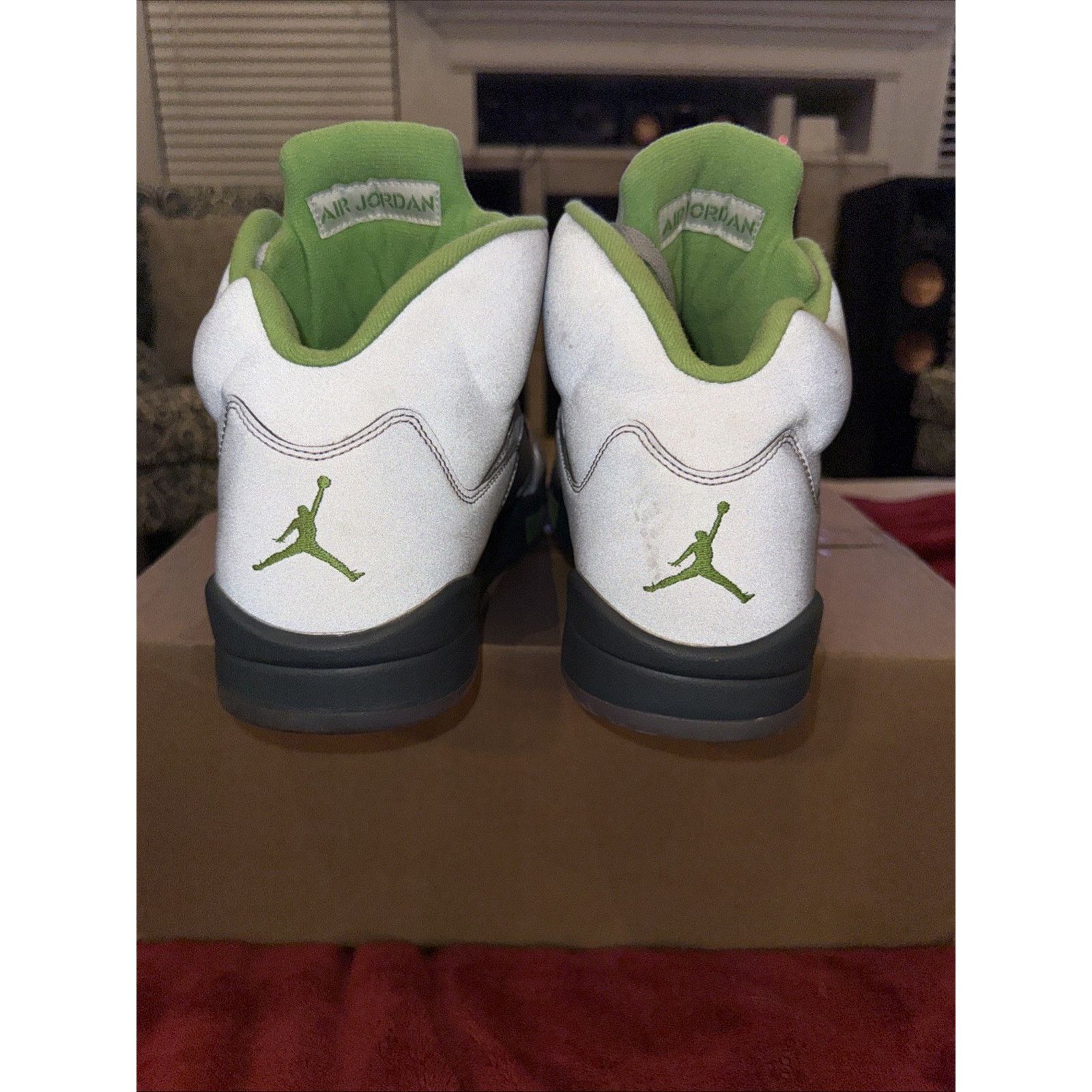 Jordan Brand Size 14 Nike Air Jordan 5 Retro Green Bean DM9014-003 No Box Size US 14 / EU 47 - 6 Thumbnail